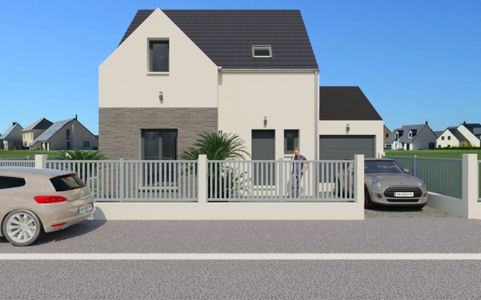 Projet de construction d'une maison 90 m² avec terrain à SAINT-ESCOBILLE (91) à Saint-Escobille — photo 1