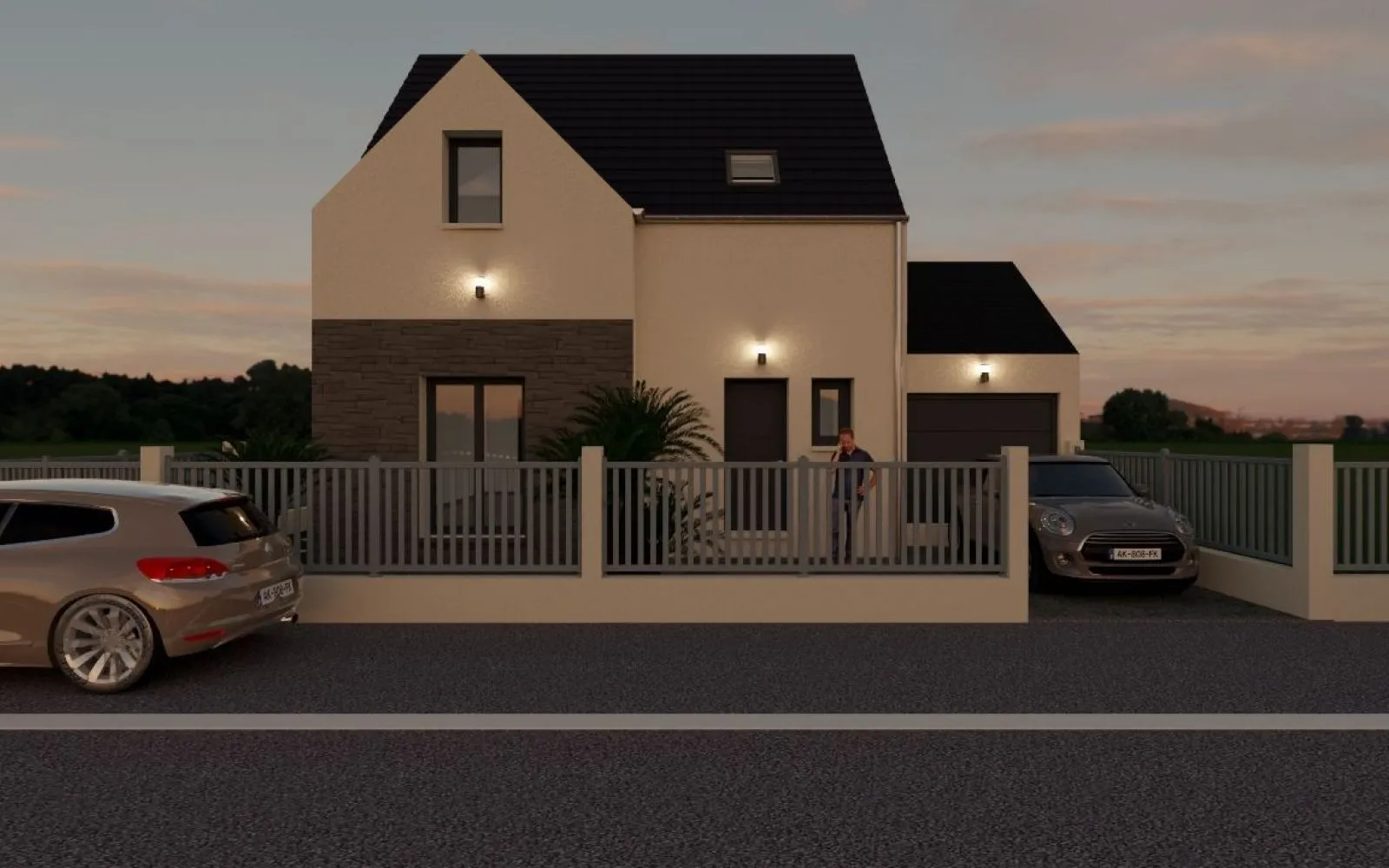 Projet de construction d'une maison 90 m² avec terrain à SAINT-ESCOBILLE (91) à Saint-Escobille — photo 2
