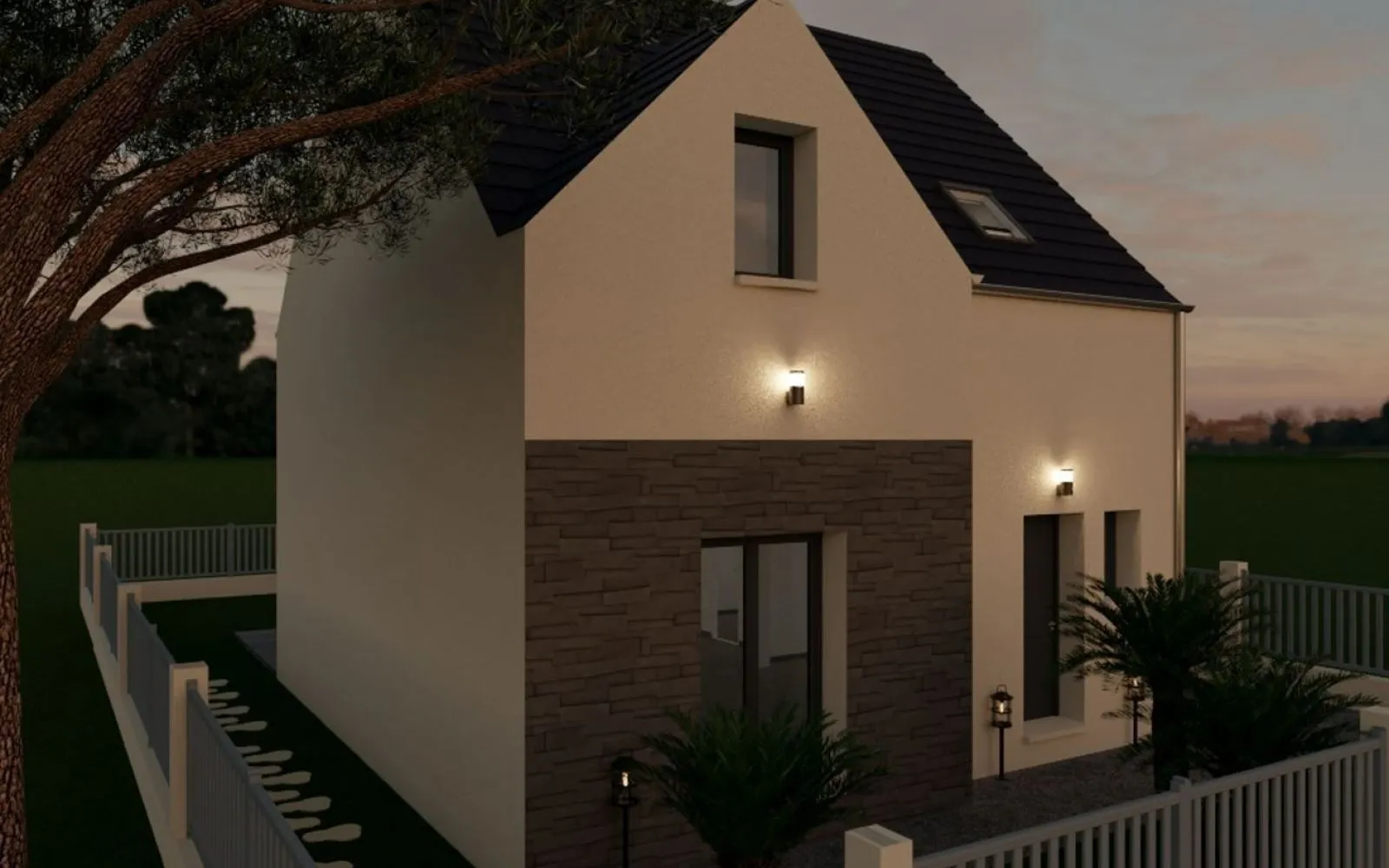 Projet de construction d'une maison 90 m² avec terrain à BAULNE (91) à Baulne — photo 2