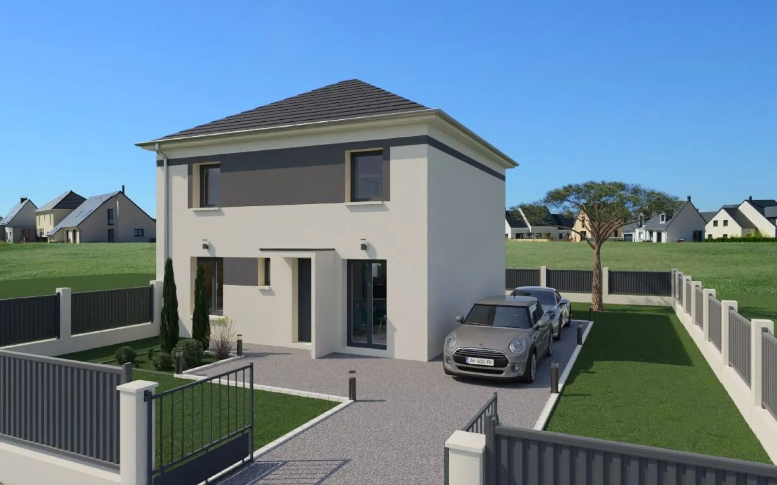 Projet de construction d'une maison 104 m² avec terrain à BOISSISE-LE-ROI (77) à Boissise-le-Roi — photo 2