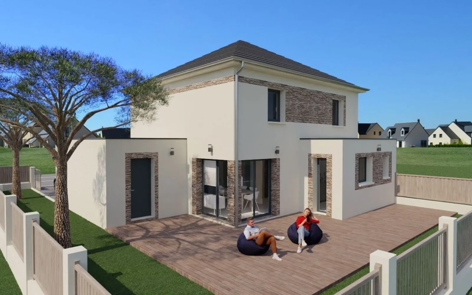 Projet de construction d'une maison 135 m² avec garage accolé à Saint-Fargeau-Ponthierry — photo 2