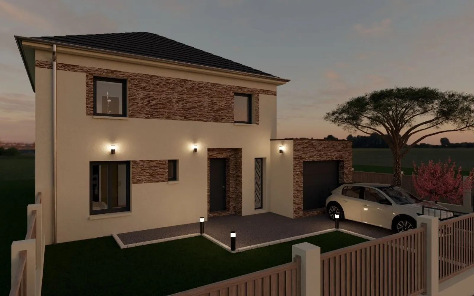 Projet de construction d'une maison 135 m² avec garage accolé à Saint-Fargeau-Ponthierry — photo 3