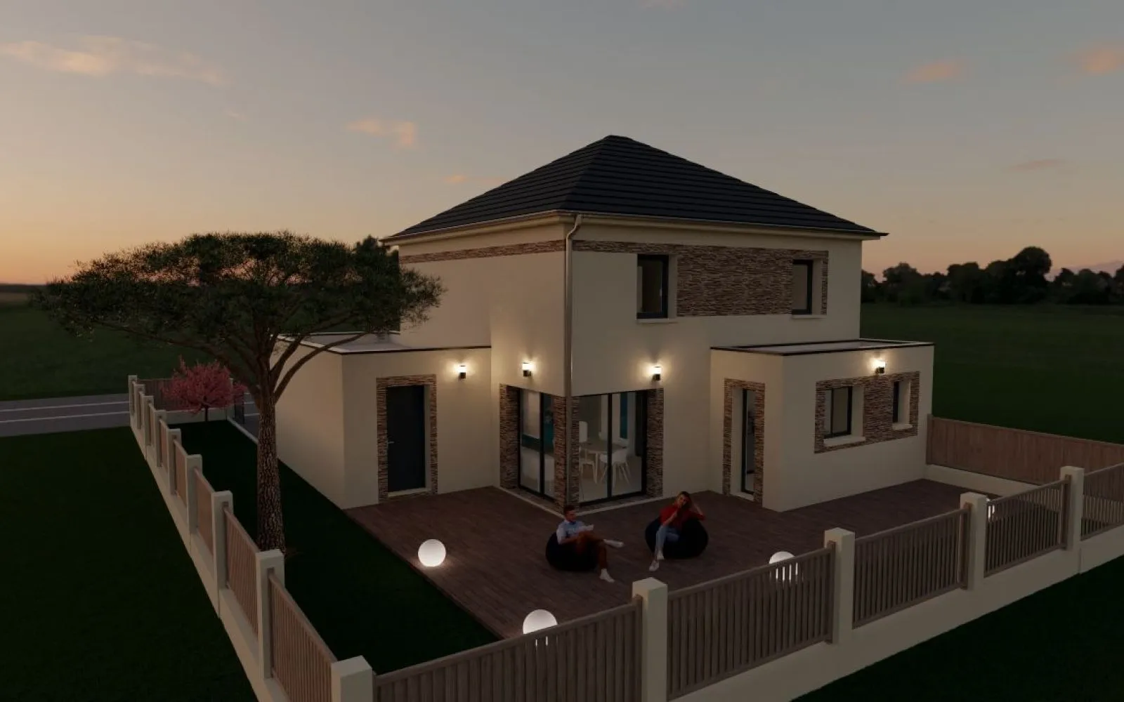 Projet de construction d'une maison 135 m² avec garage accolé à Saint-Fargeau-Ponthierry — photo 4
