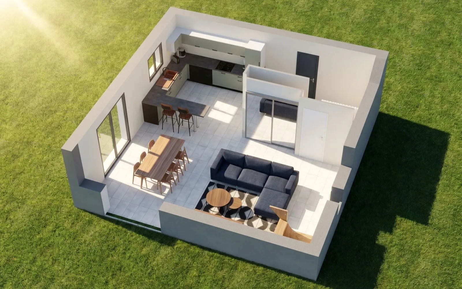 Projet de construction d'une maison 105 m² avec terrain à COSSE-LE-VIVIEN (53) à Cossé-le-Vivien — photo 3