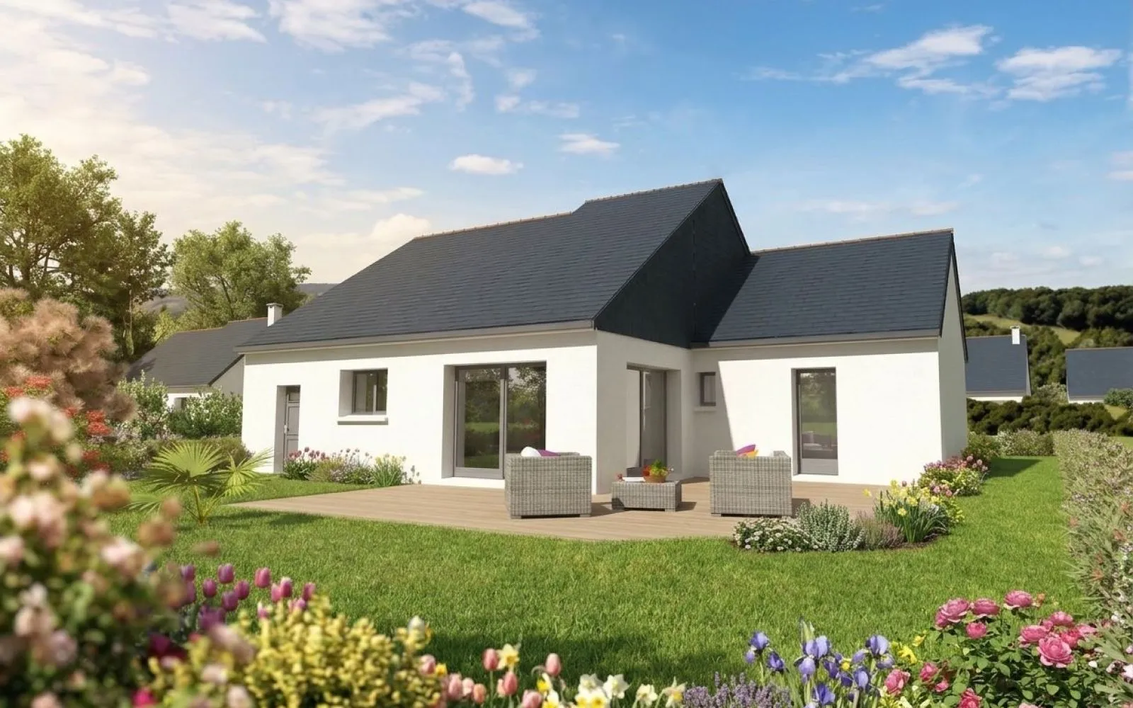 Projet de construction d'une maison 87 m² avec terrain à BONCHAMP-LES-LAVAL (53) à Bonchamp-lès-Laval — photo 2
