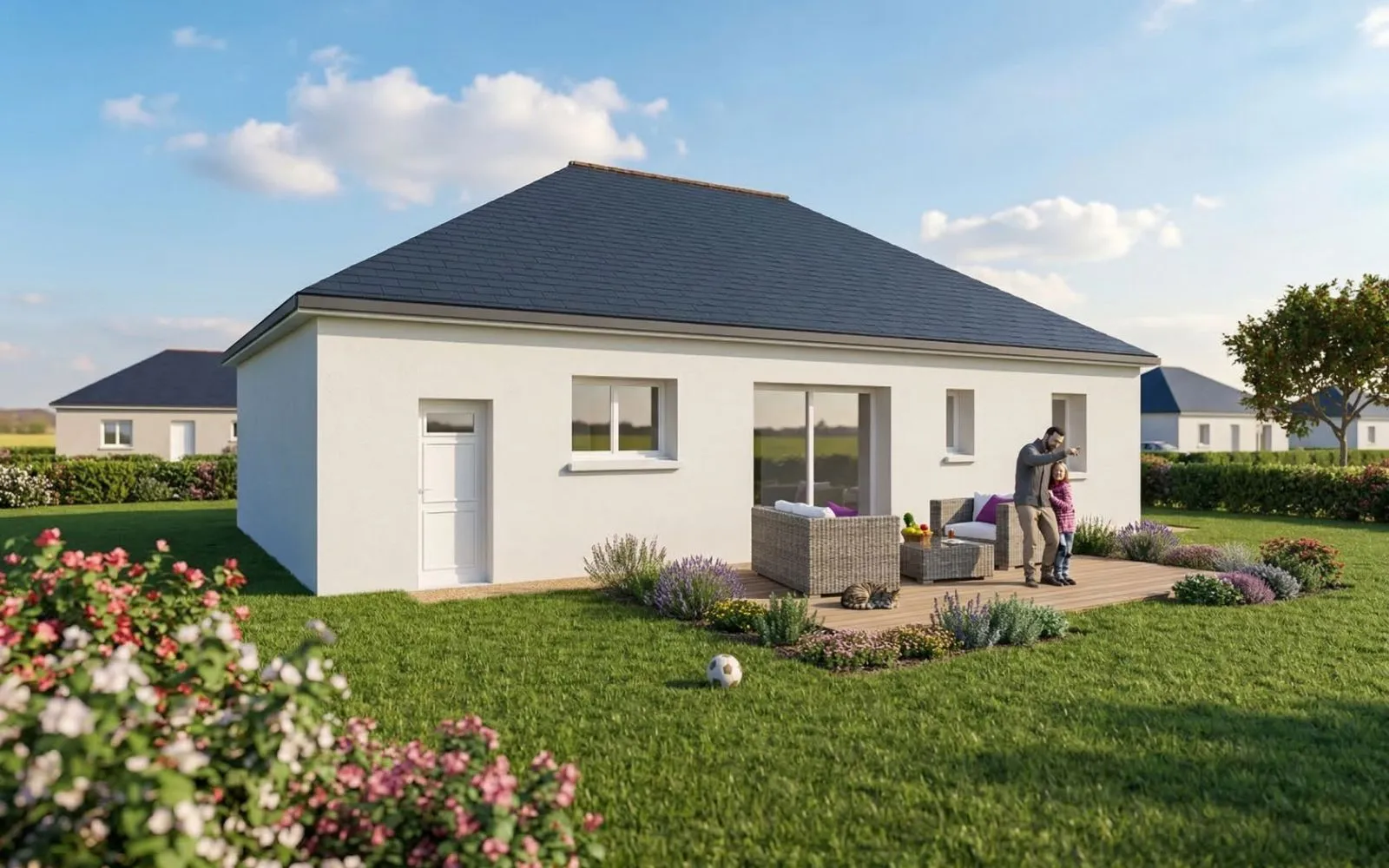 Projet de construction d'une maison 81 m² avec terrain à BONCHAMP-LES-LAVAL (53) à Bonchamp-lès-Laval — photo 2