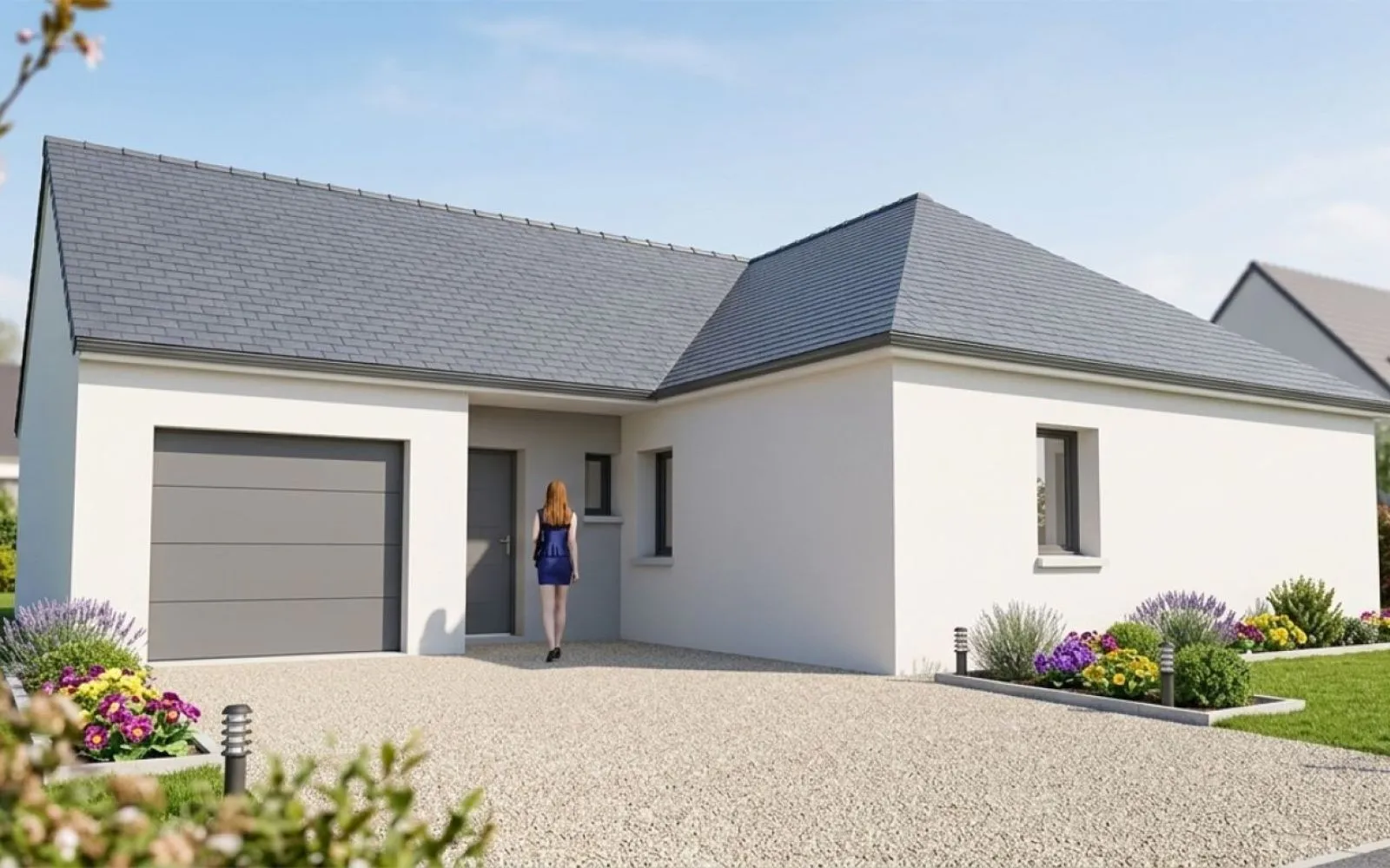 Projet de construction d'une maison 101 m² avec terrain à ENTRAMMES (53) à Entrammes — photo 1