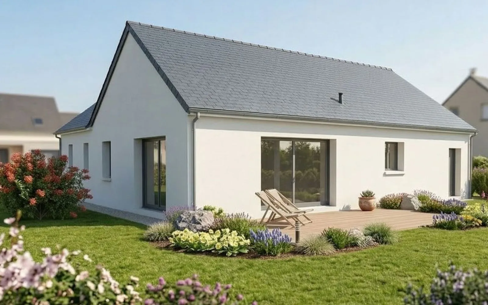 Projet de construction d'une maison 101 m² avec terrain à ENTRAMMES (53) à Entrammes — photo 2