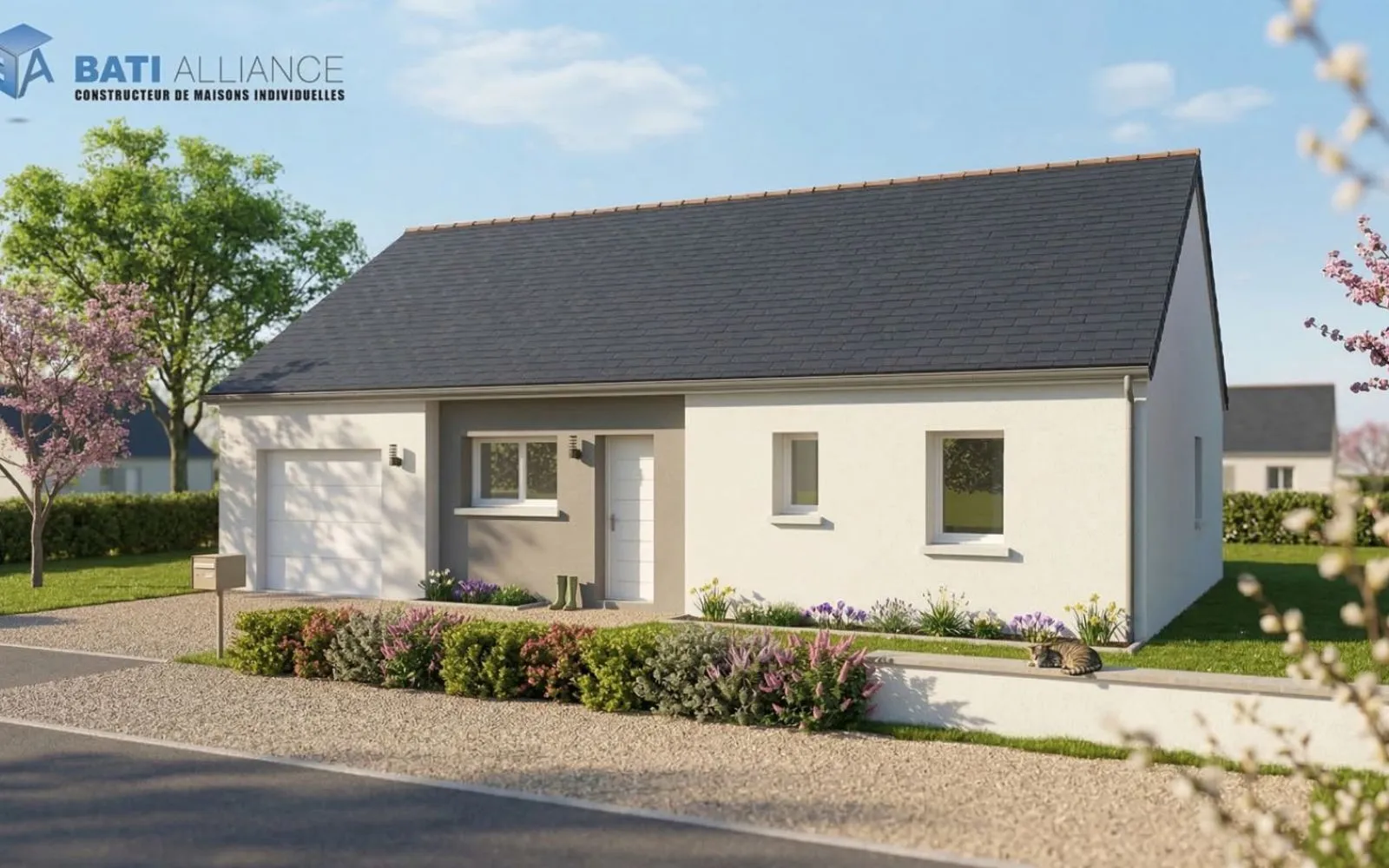 Projet de construction d'une maison 69 m² avec terrain à CHATEAU-GONTIER (53) à Château-Gontier — photo 1