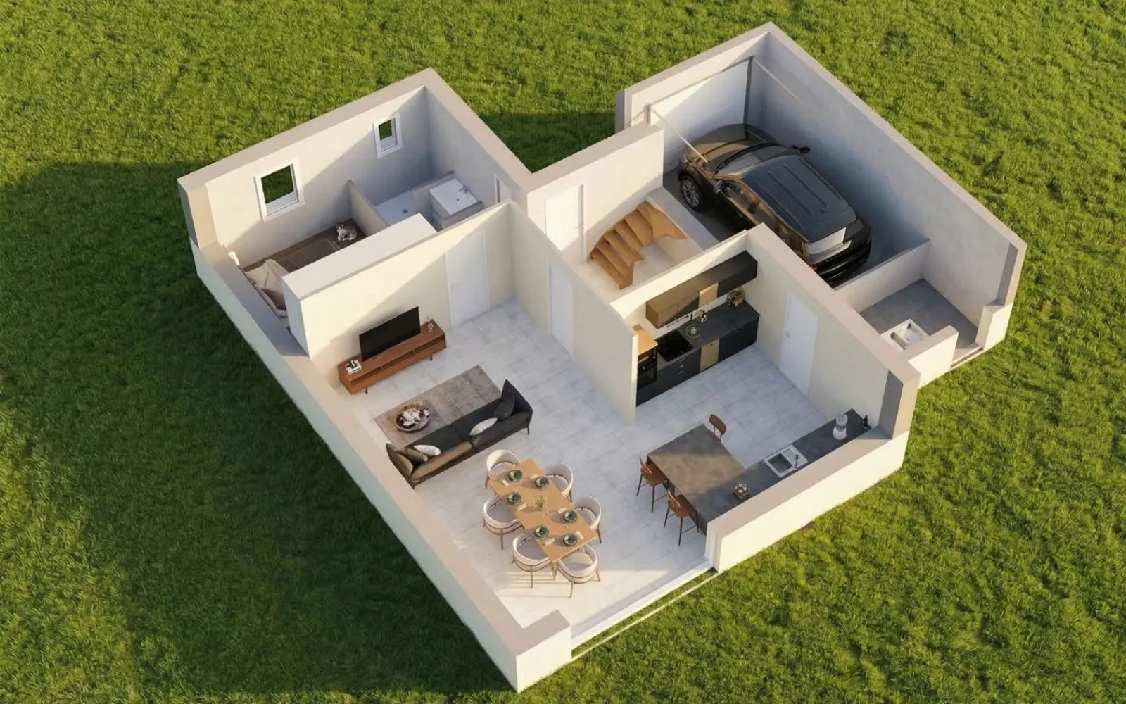 Projet de construction d'une maison 108 m² avec terrain à ASTILLE (53) à Astillé — photo 3