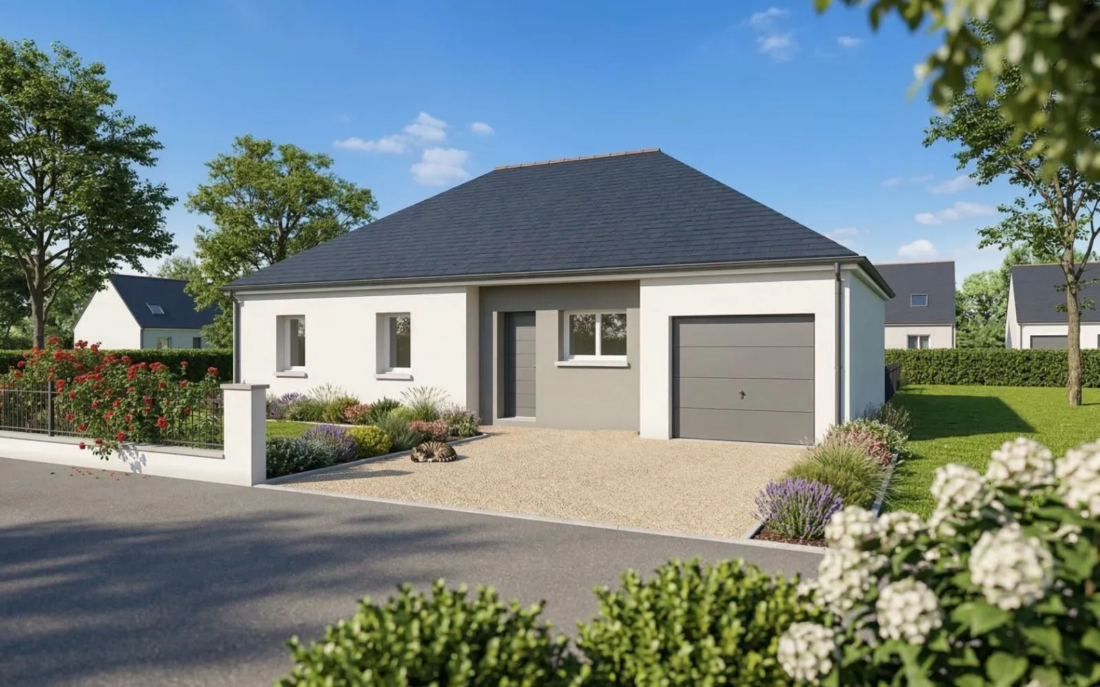 Projet de construction d'une maison 80 m² avec terrain à ENTRAMMES (53) à Entrammes — photo 1