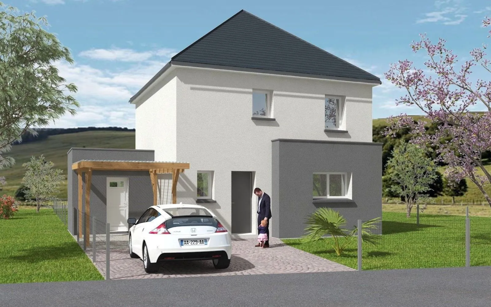 Projet de construction d'une maison 88 m² avec terrain à RENAZE (53) à Renazé — photo 1
