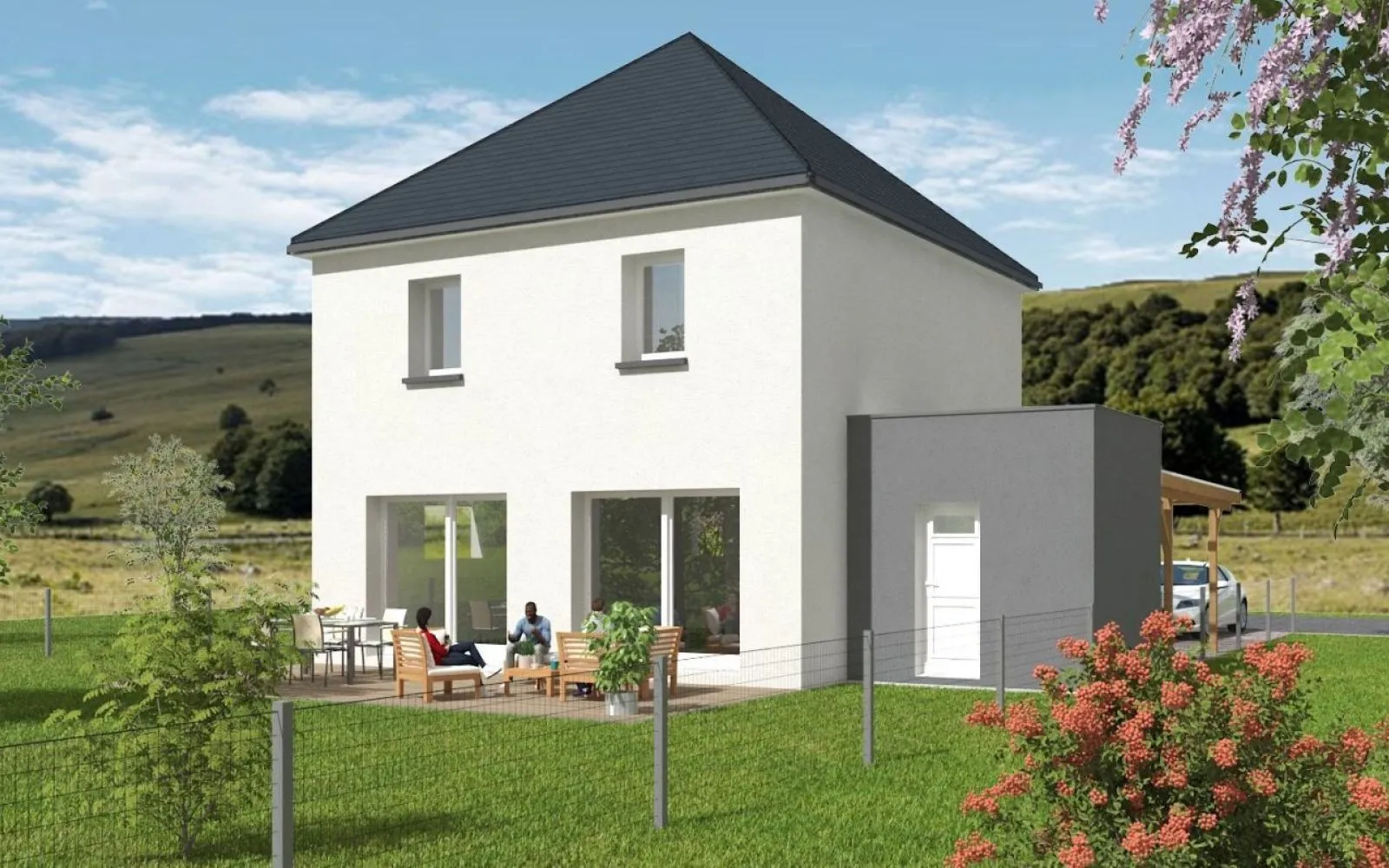 Projet de construction d'une maison 88 m² avec terrain à RENAZE (53) à Renazé — photo 2