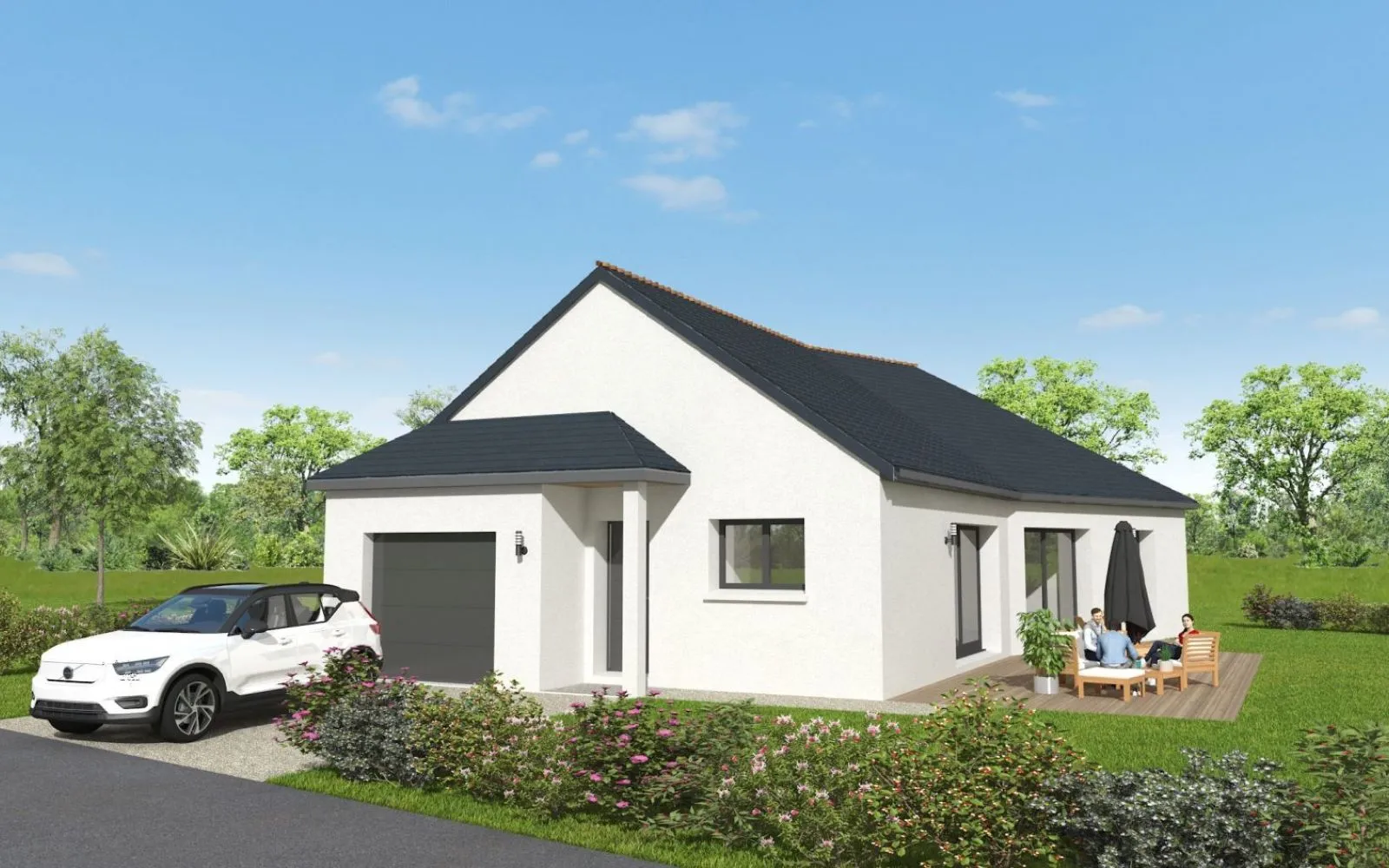 Projet de construction d'une maison 93 m² avec terrain à SOULGE-SUR-OUETTE (53) à Soulgé-sur-Ouette — photo 1