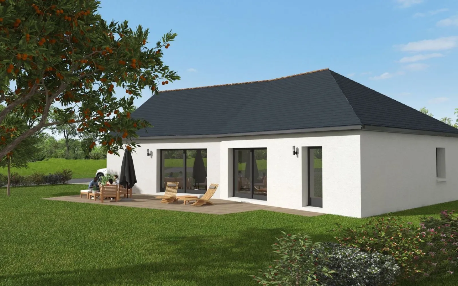 Projet de construction d'une maison 93 m² avec terrain à SOULGE-SUR-OUETTE (53) à Soulgé-sur-Ouette — photo 3