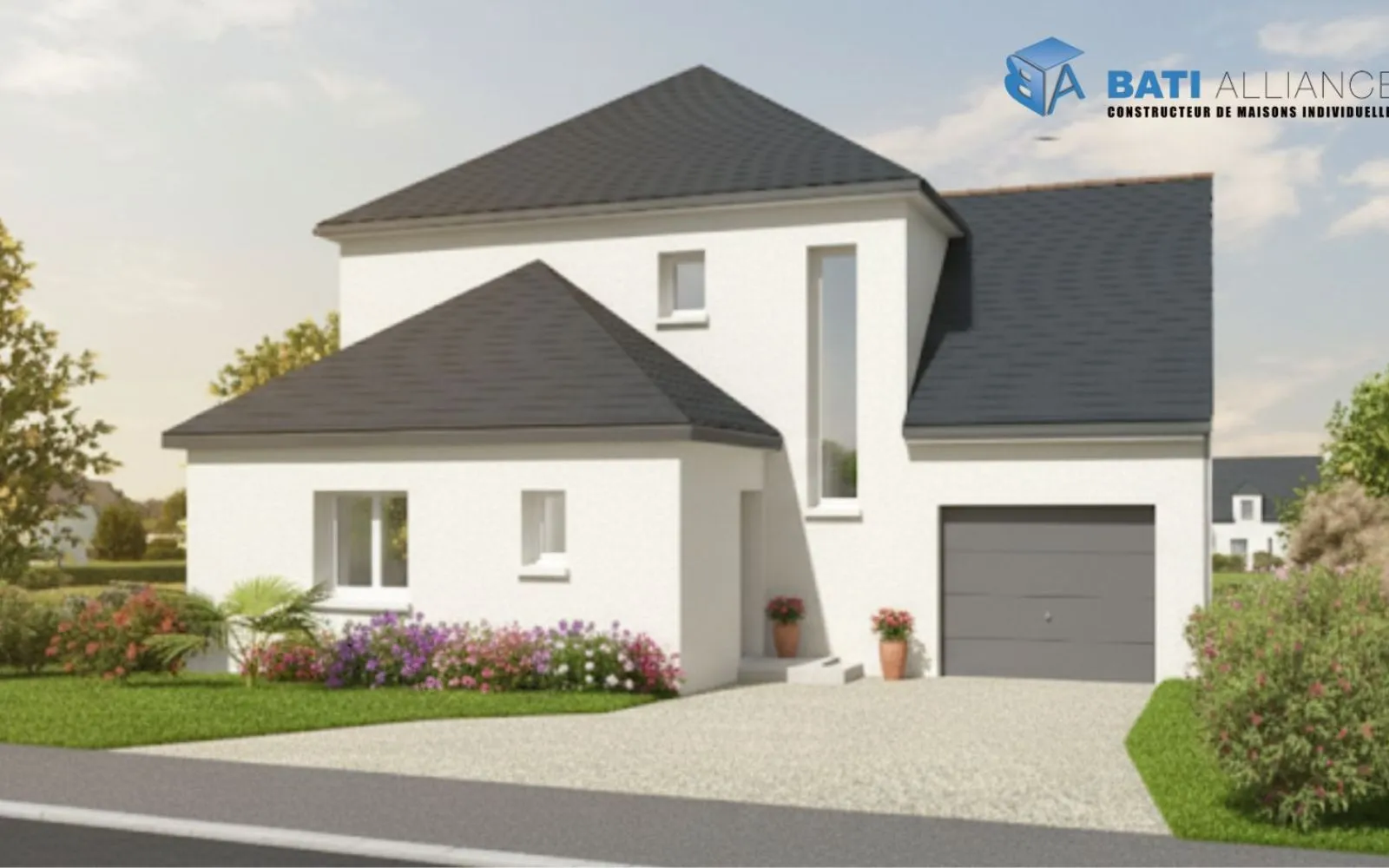 Projet de construction d'une maison 104 m² avec terrain à LA CHAPELLE-ANTHENAISE (53) à La Chapelle-Anthenaise — photo 1