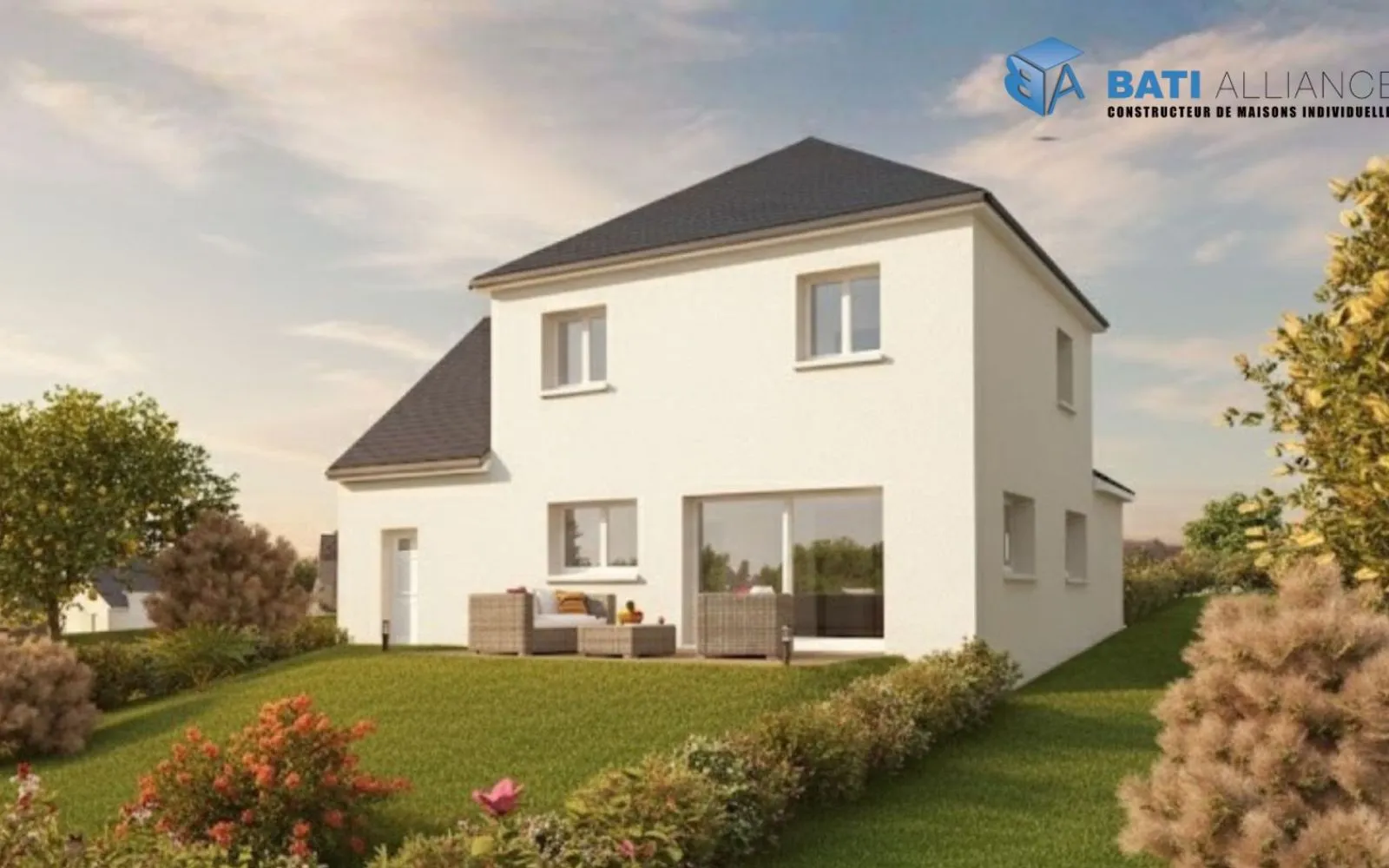 Projet de construction d'une maison 104 m² avec terrain à LA CHAPELLE-ANTHENAISE (53) à La Chapelle-Anthenaise — photo 2