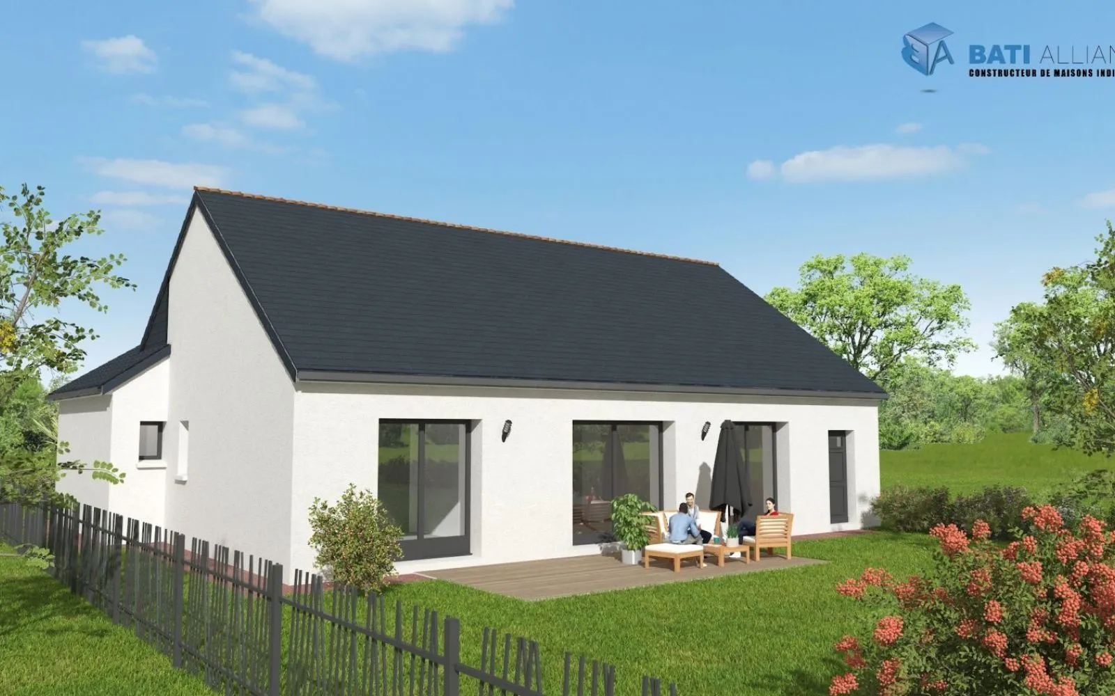 Projet de construction d'une maison 99 m² avec terrain à QUELAINES-SAINT-GAULT (53) à Quelaines-Saint-Gault — photo 2