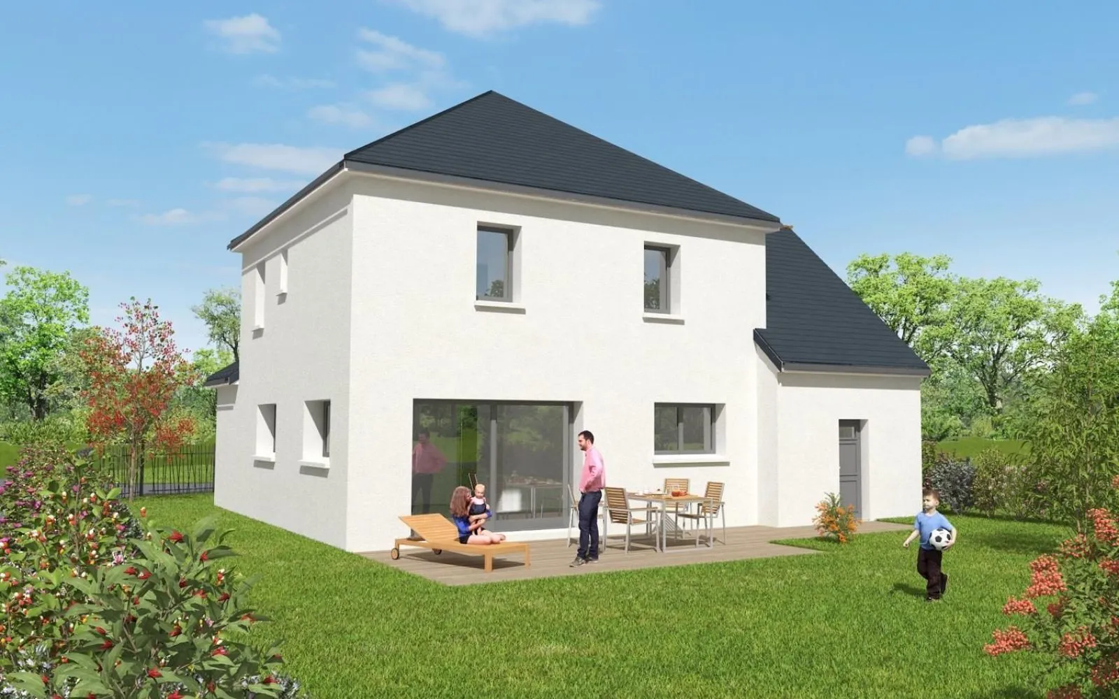 Projet de construction d'une maison 105 m² avec terrain à SAINT-CYR-LE-GRAVELAIS (53) à Saint-Cyr-le-Gravelais — photo 2