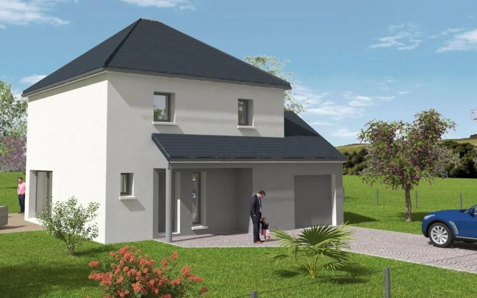 Projet de construction d'une maison 97 m² avec terrain à ENTRAMMES (53) à Entrammes — photo 1