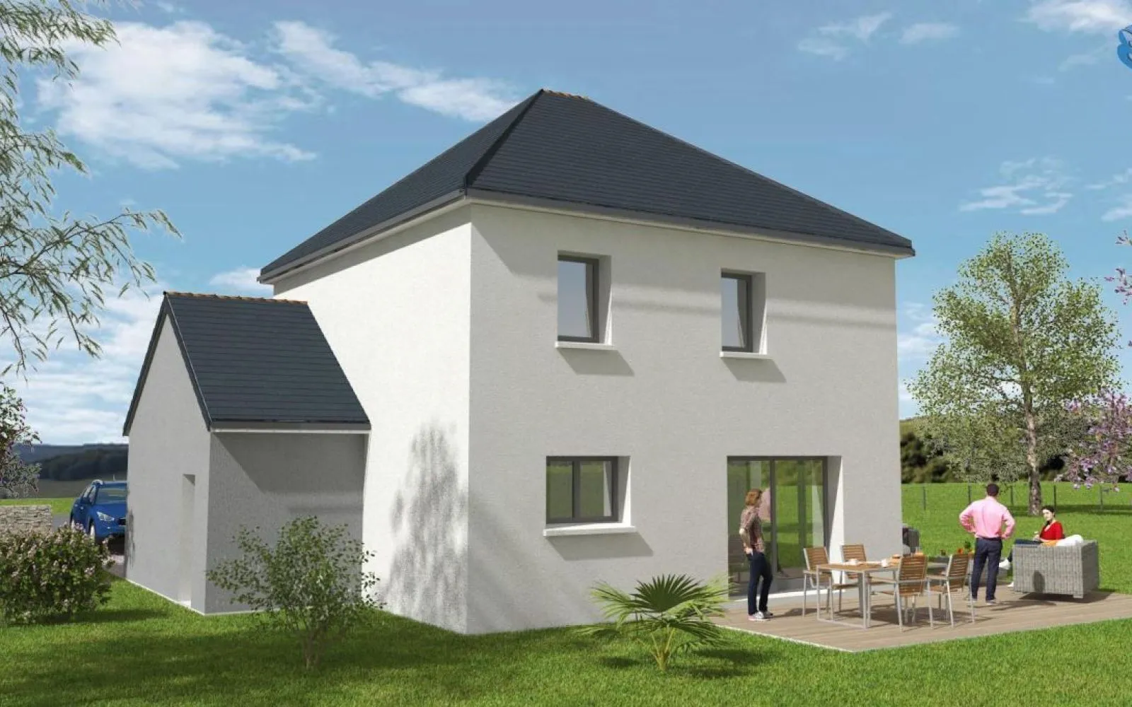 Projet de construction d'une maison 97 m² avec terrain à ENTRAMMES (53) à Entrammes — photo 2