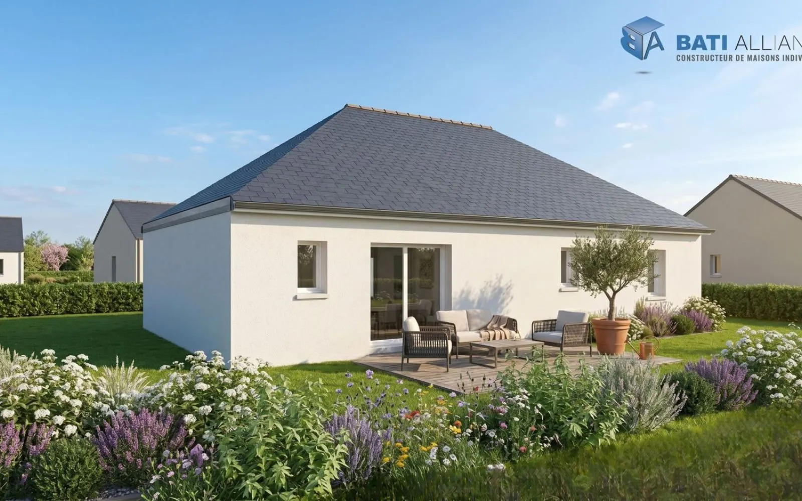 Projet de construction d'une maison 84 m² avec terrain à COSSE-LE-VIVIEN (53) à Cossé-le-Vivien — photo 1