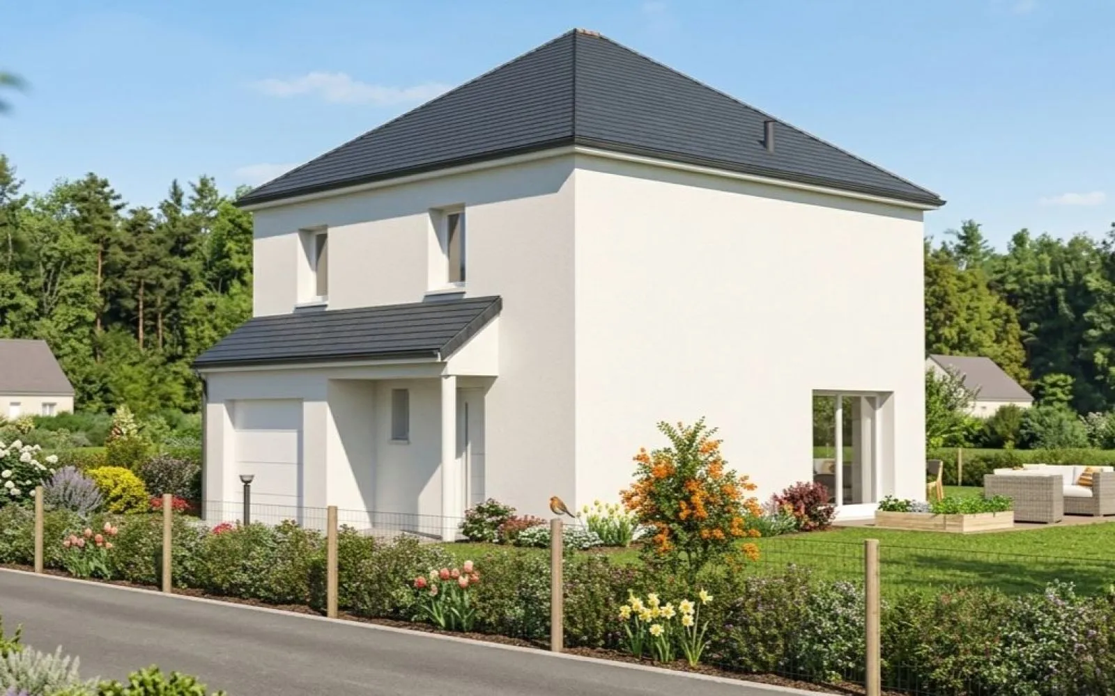 Projet de construction d'une maison 97 m² avec terrain à BONCHAMP-LES-LAVAL (53) à Bonchamp-lès-Laval — photo 1