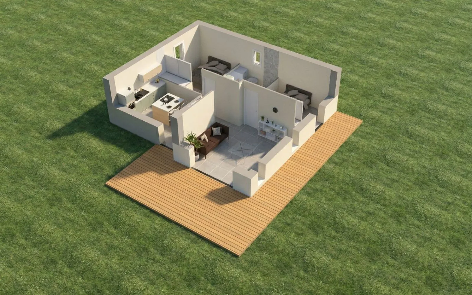 Projet de construction d'une maison 53 m² avec terrain à SAINT-OUEN-DES-TOITS (53) à Saint-Ouën-des-Toits — photo 3