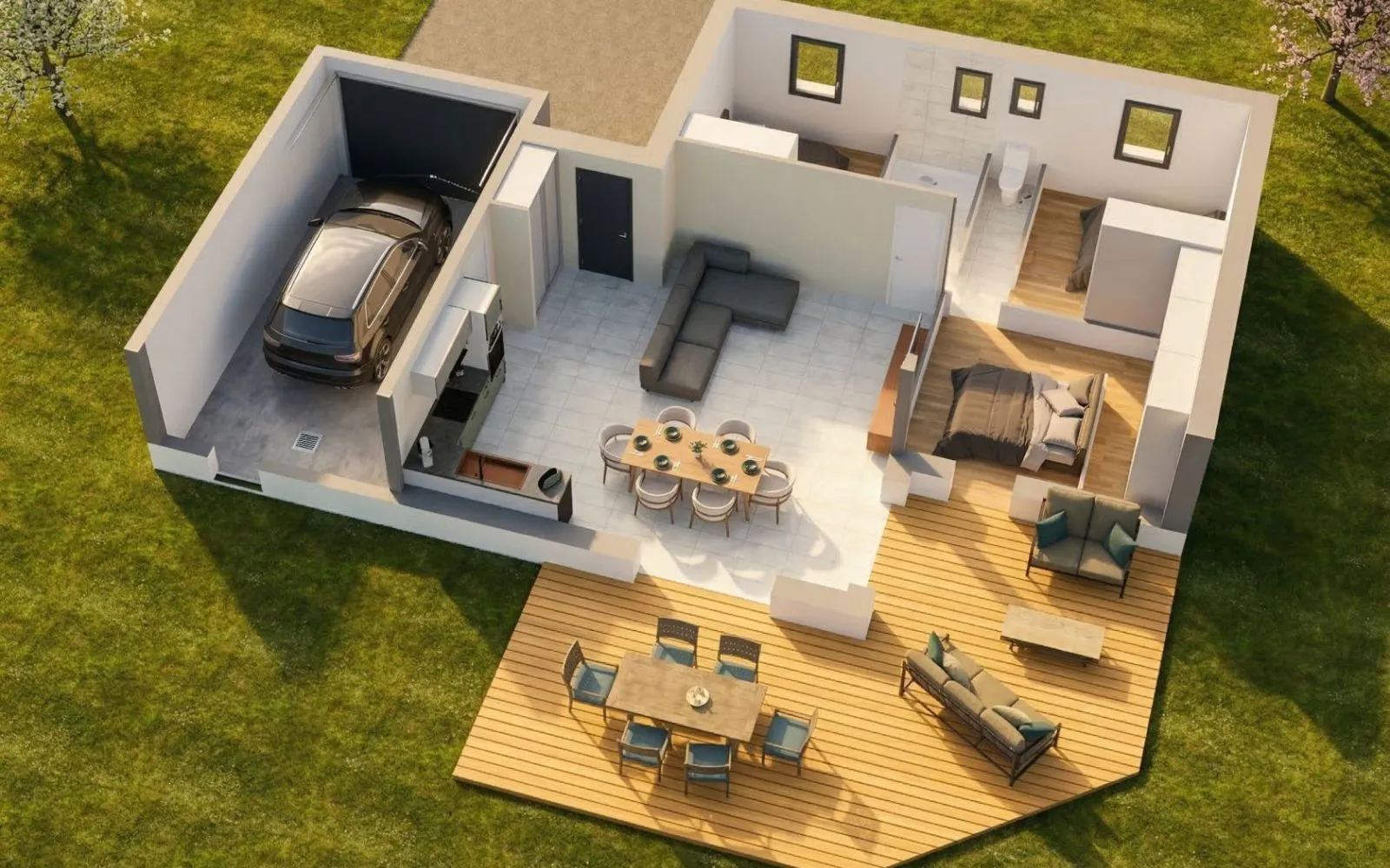 Projet de construction d'une maison 79 m² avec terrain à COMMER (53) à Commer — photo 3