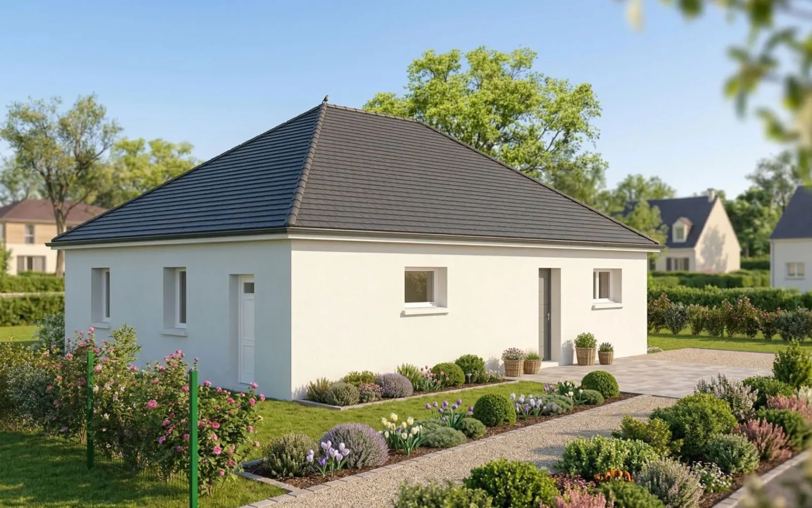 Projet de construction d'une maison 82 m² avec terrain à SAINT-JEAN-SUR-MAYENNE (53) à Saint-Jean-sur-Mayenne — photo 1