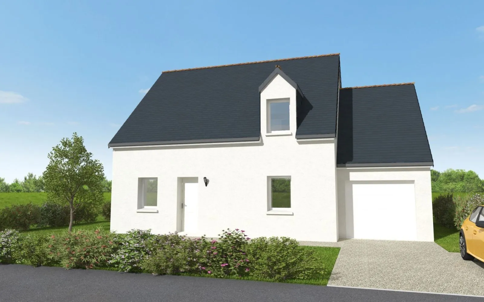 Projet de construction d'une maison 103 m² avec terrain à CHATILLON-SUR-COLMONT (53) à Châtillon-sur-Colmont — photo 1