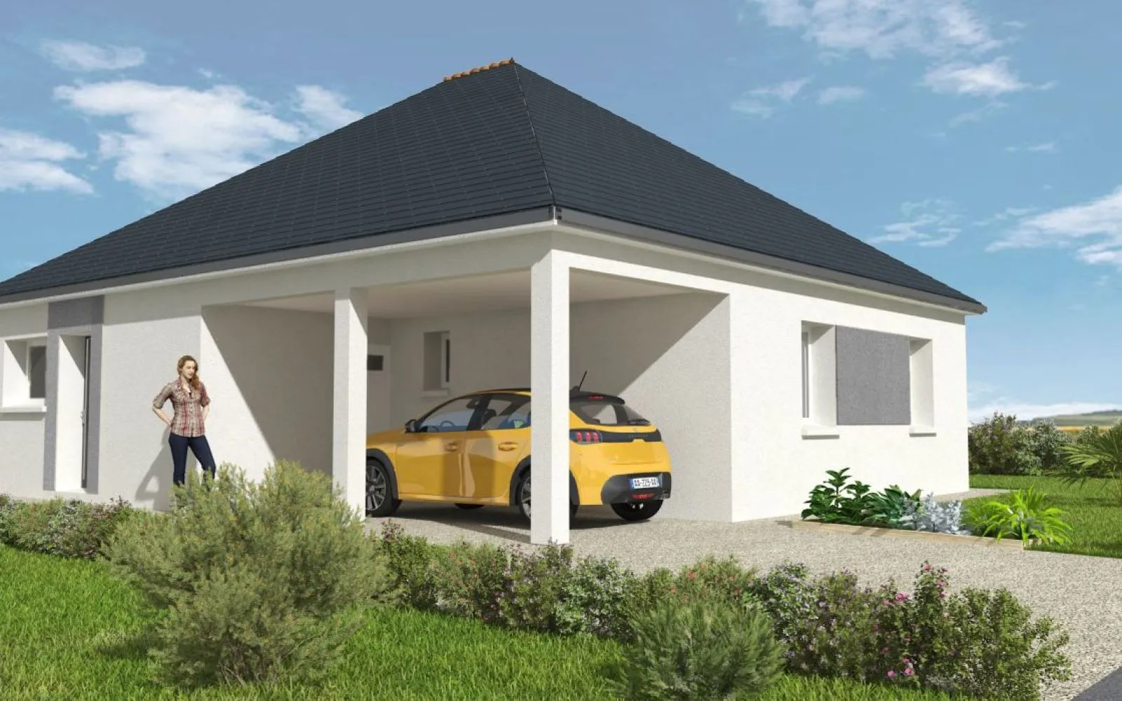 Projet de construction d'une maison 84 m² avec terrain à MESLAY-DU-MAINE (53) à Meslay-du-Maine — photo 1