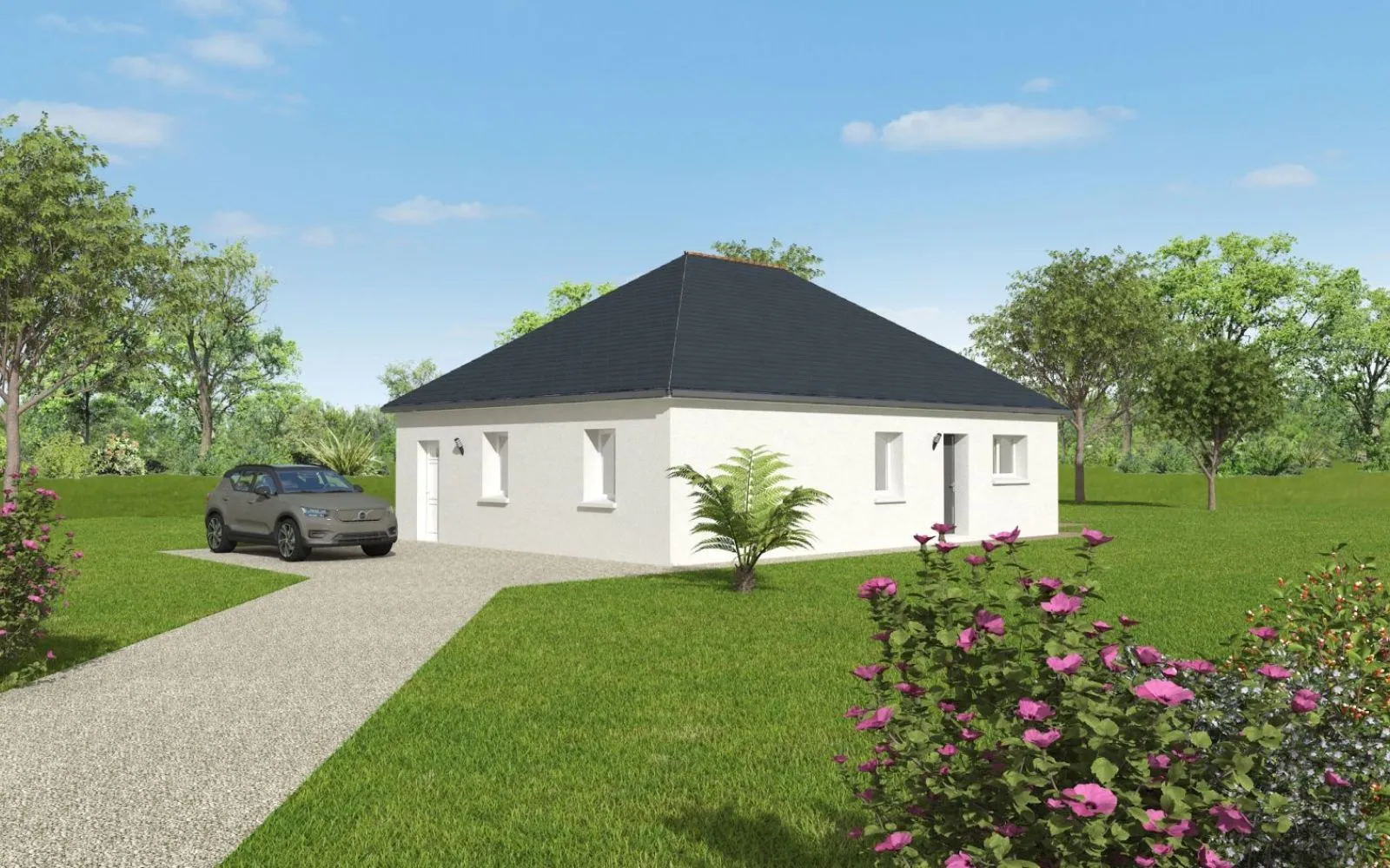 Projet de construction d'une maison 82 m² avec terrain à AHUILLE (53) à Ahuillé — photo 1