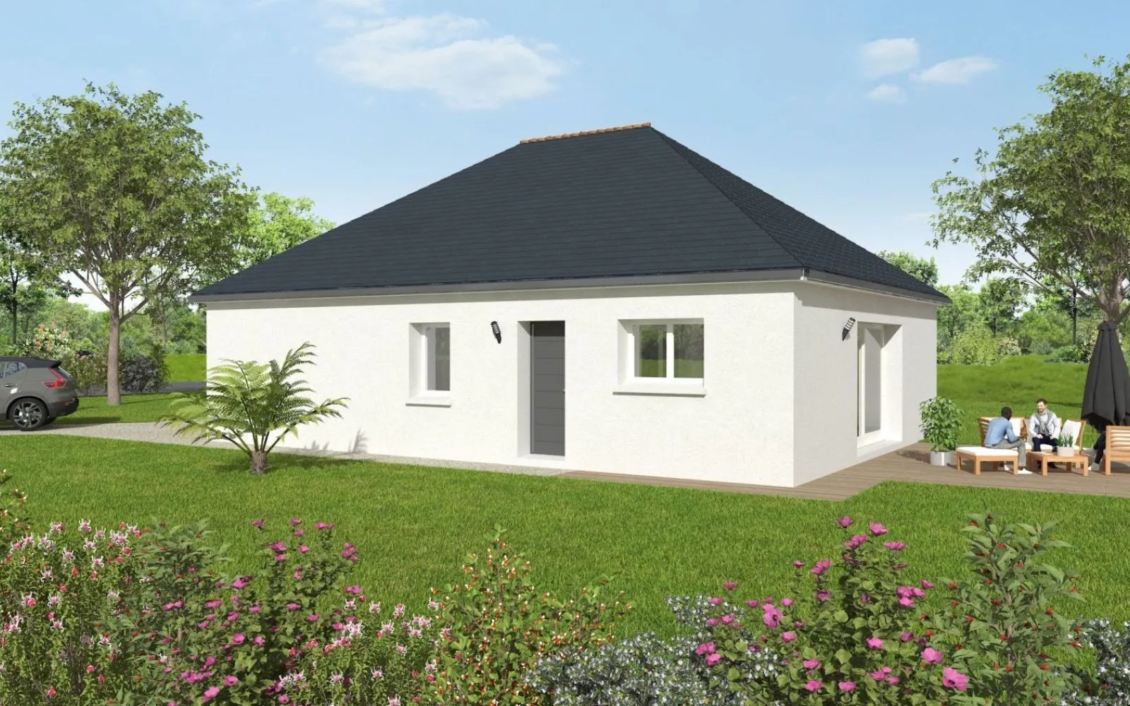 Projet de construction d'une maison 82 m² avec terrain à AHUILLE (53) à Ahuillé — photo 2