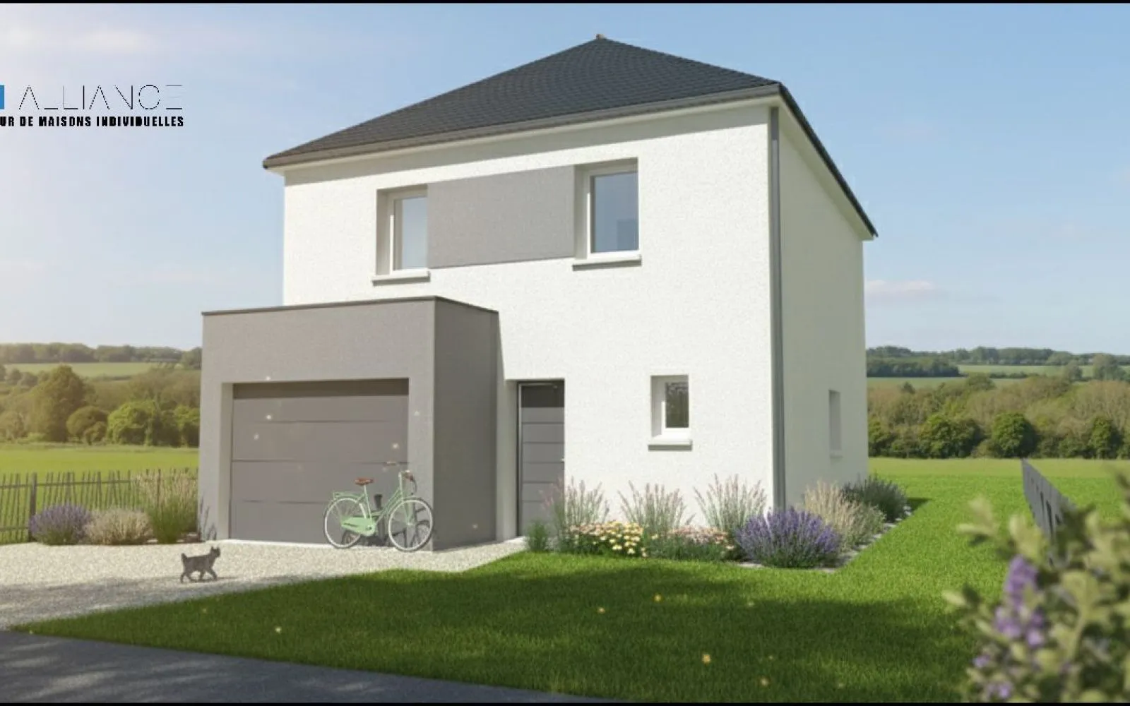 Projet de construction d'une maison 89 m² avec terrain à SAINT-JEAN-SUR-MAYENNE (53) à Saint-Jean-sur-Mayenne — photo 1