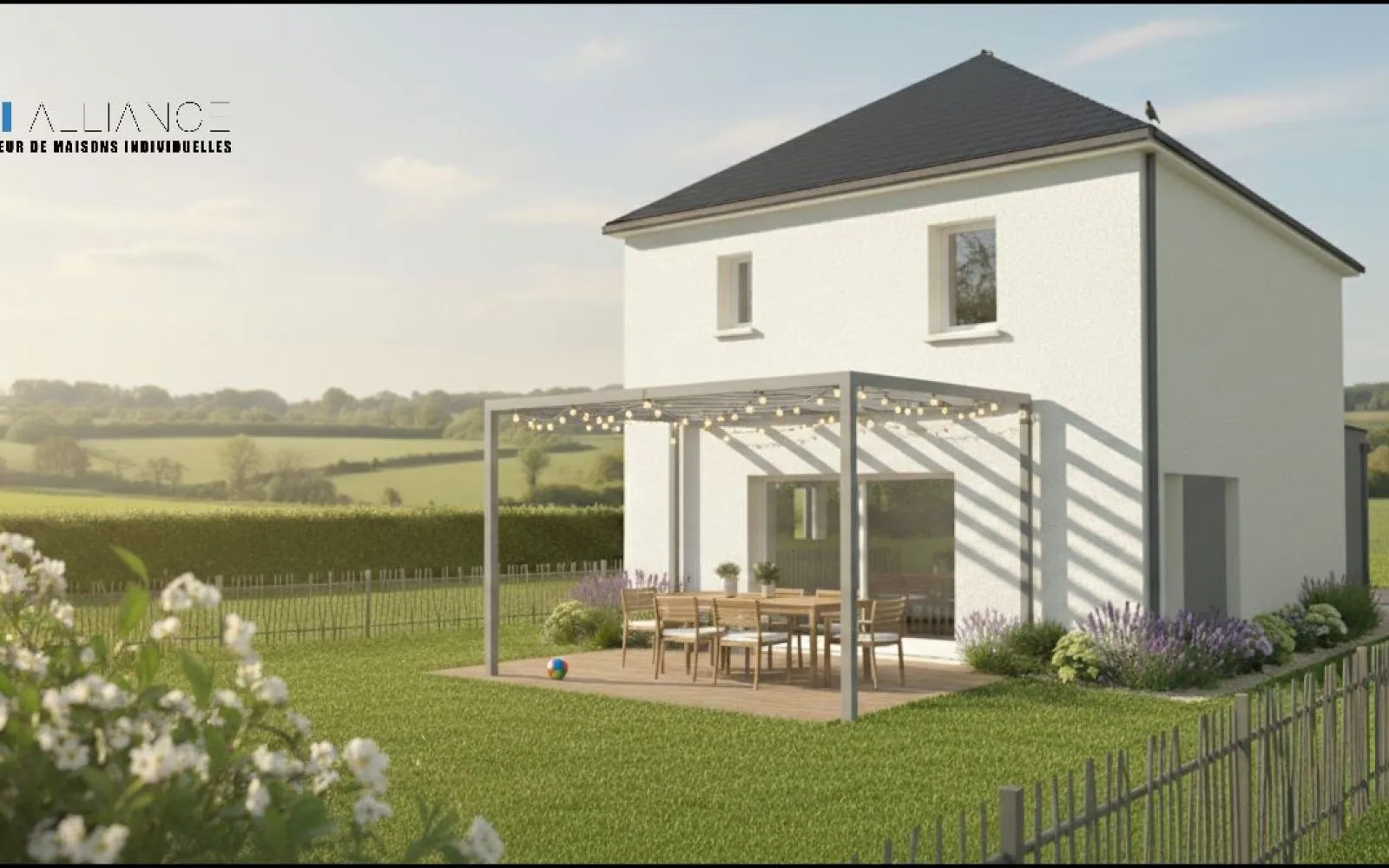 Projet de construction d'une maison 89 m² avec terrain à SAINT-JEAN-SUR-MAYENNE (53) à Saint-Jean-sur-Mayenne — photo 2