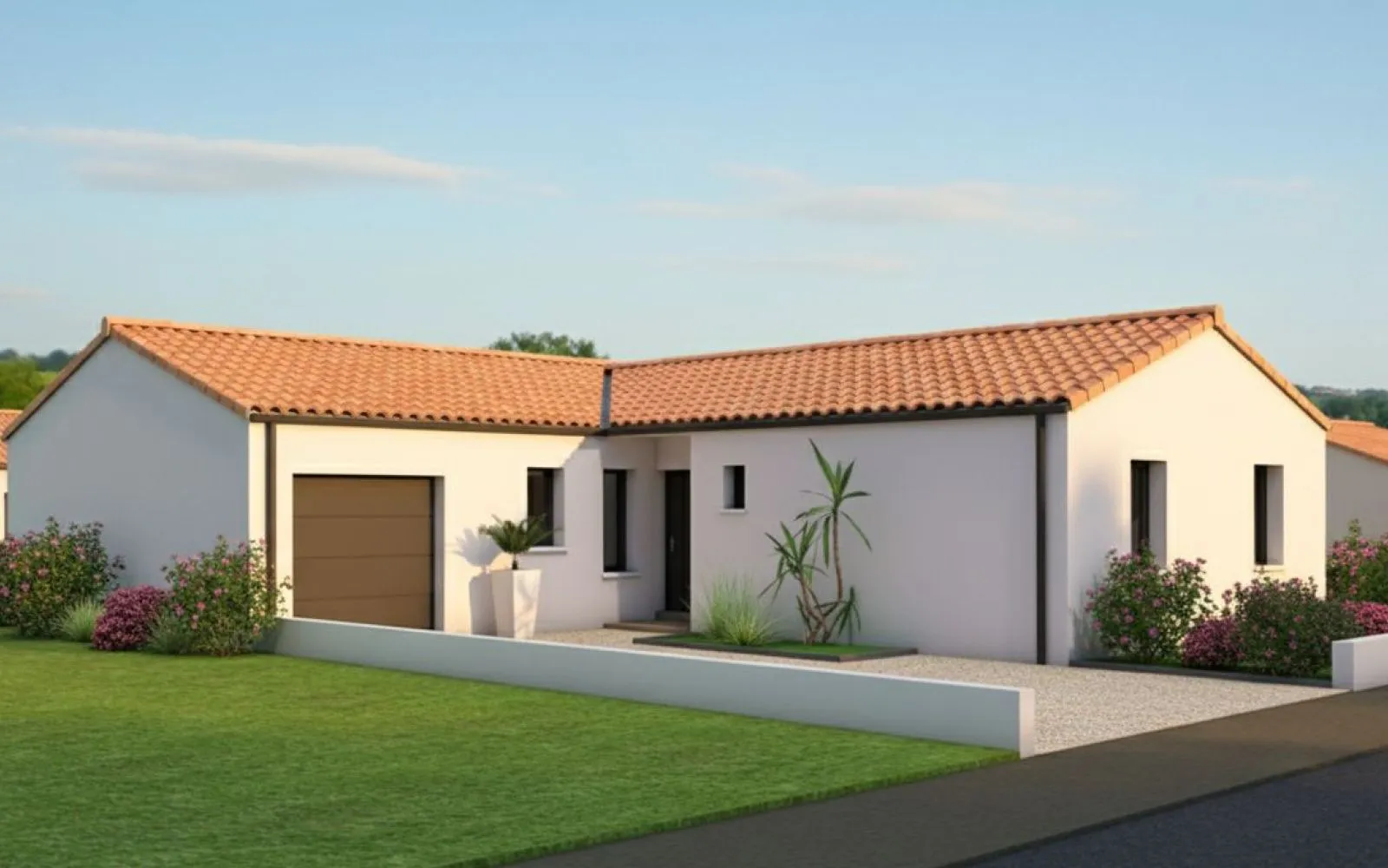 Projet de construction d'une maison 100 m² avec terrain à SAINT-MACAIRE-EN-MAUGES (49) à Saint-Macaire-en-Mauges — photo 1