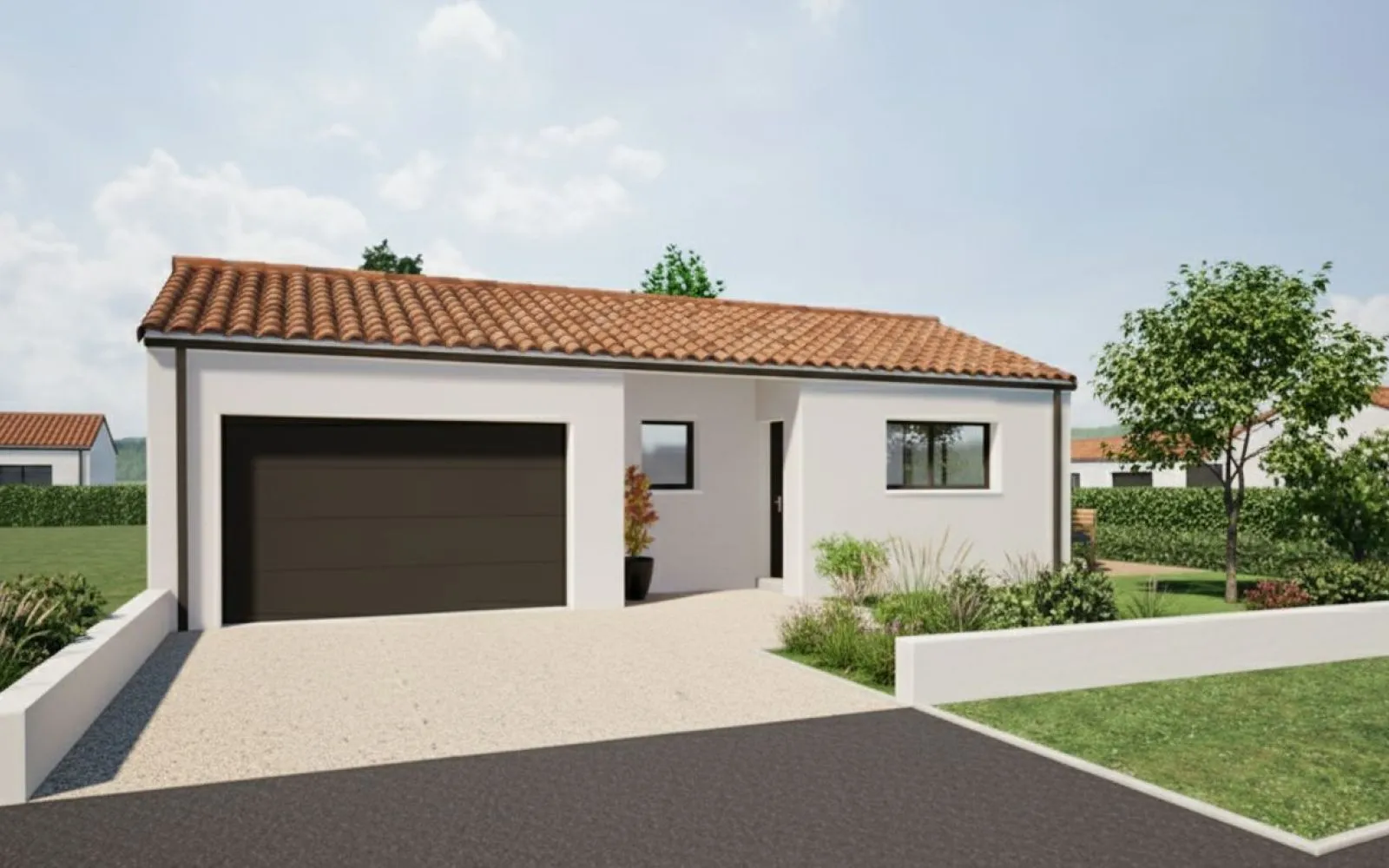 Projet de construction d'une maison 73 m² avec terrain à NUAILLE (49) à Nuaillé — photo 1