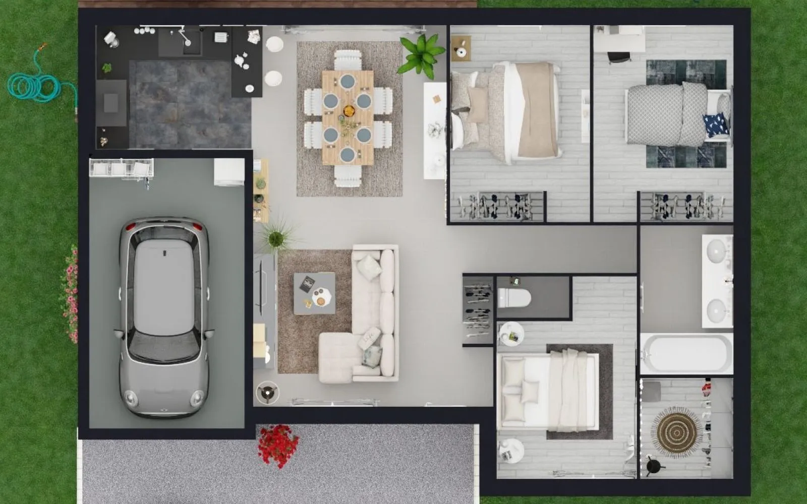 Projet de construction d'une maison 79.82 m² avec terrain à FRANCOIS (79) à François — photo 9