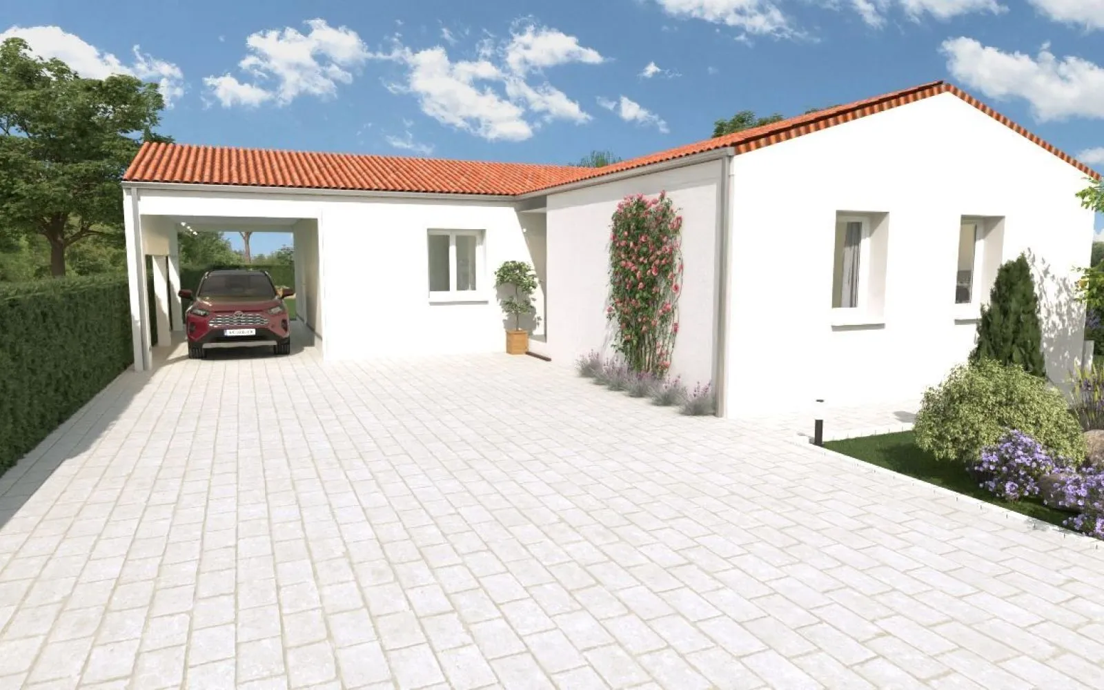 Projet de construction d'une maison 101.93 m² avec terrain à GERMOND-ROUVRE (79) à Germond-Rouvre — photo 1