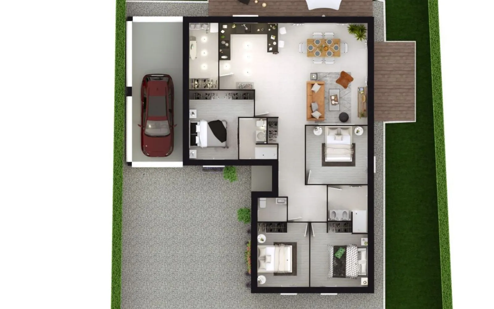 Projet de construction d'une maison 101.93 m² avec terrain à GERMOND-ROUVRE (79) à Germond-Rouvre — photo 6