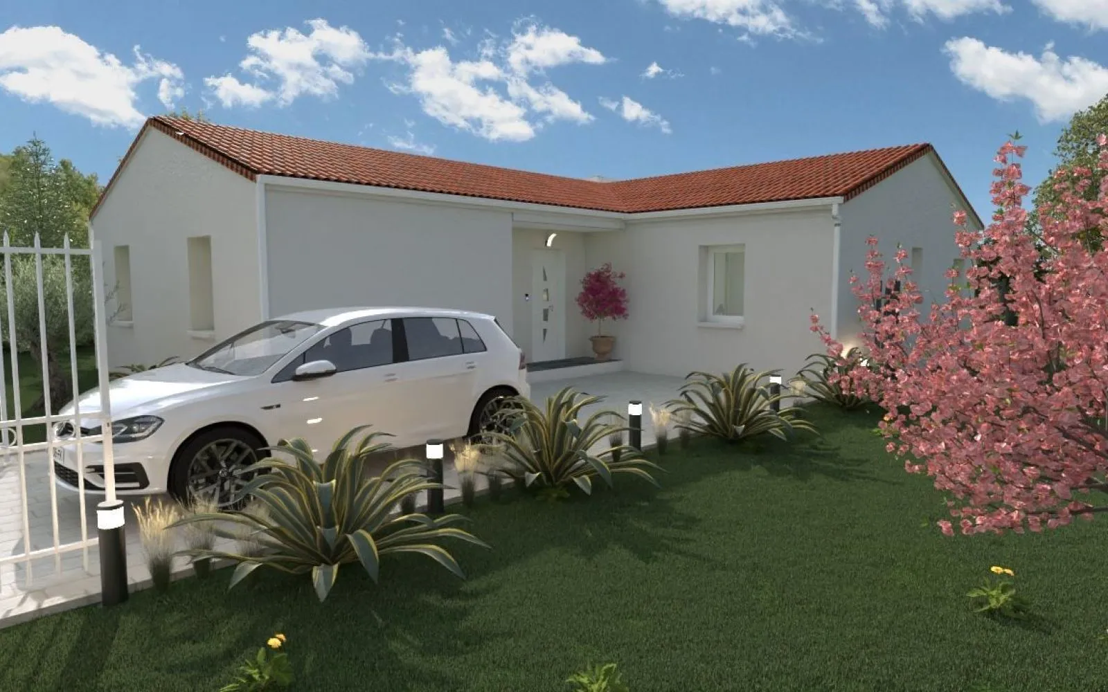 Projet de construction d'une maison 100.65 m² avec terrain à LE BOURDET (79) à Le Bourdet — photo 1