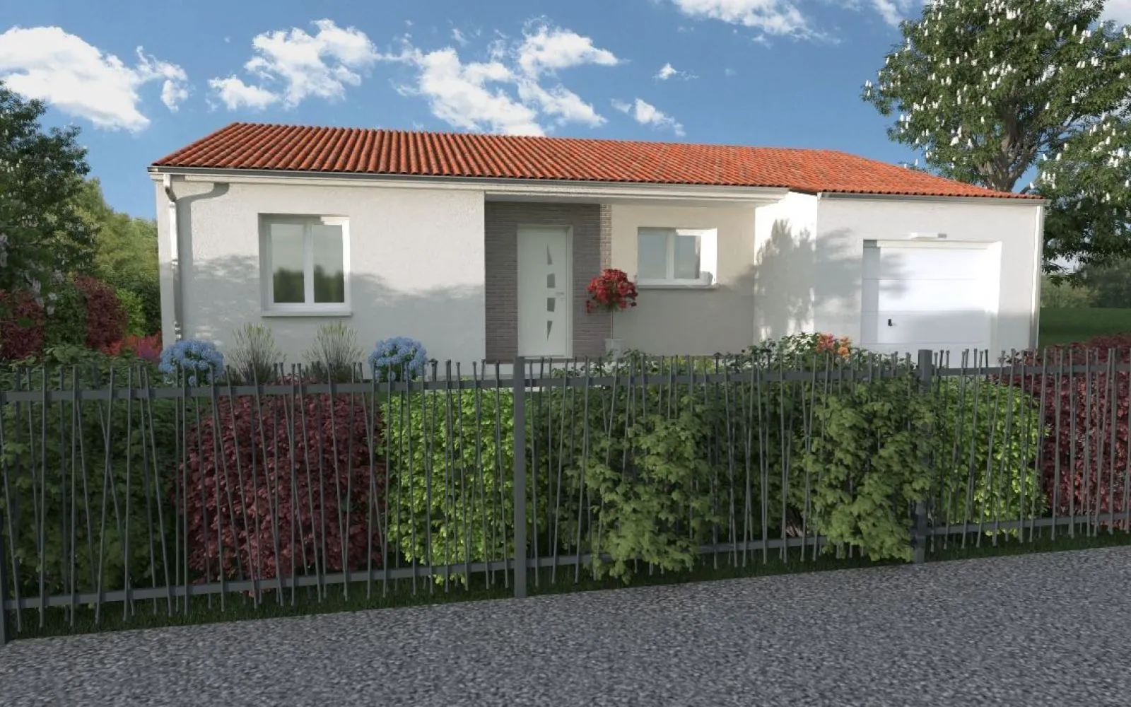 Projet de construction d'une maison 86.35 m² avec terrain à LE BOURDET (79) à Le Bourdet — photo 1