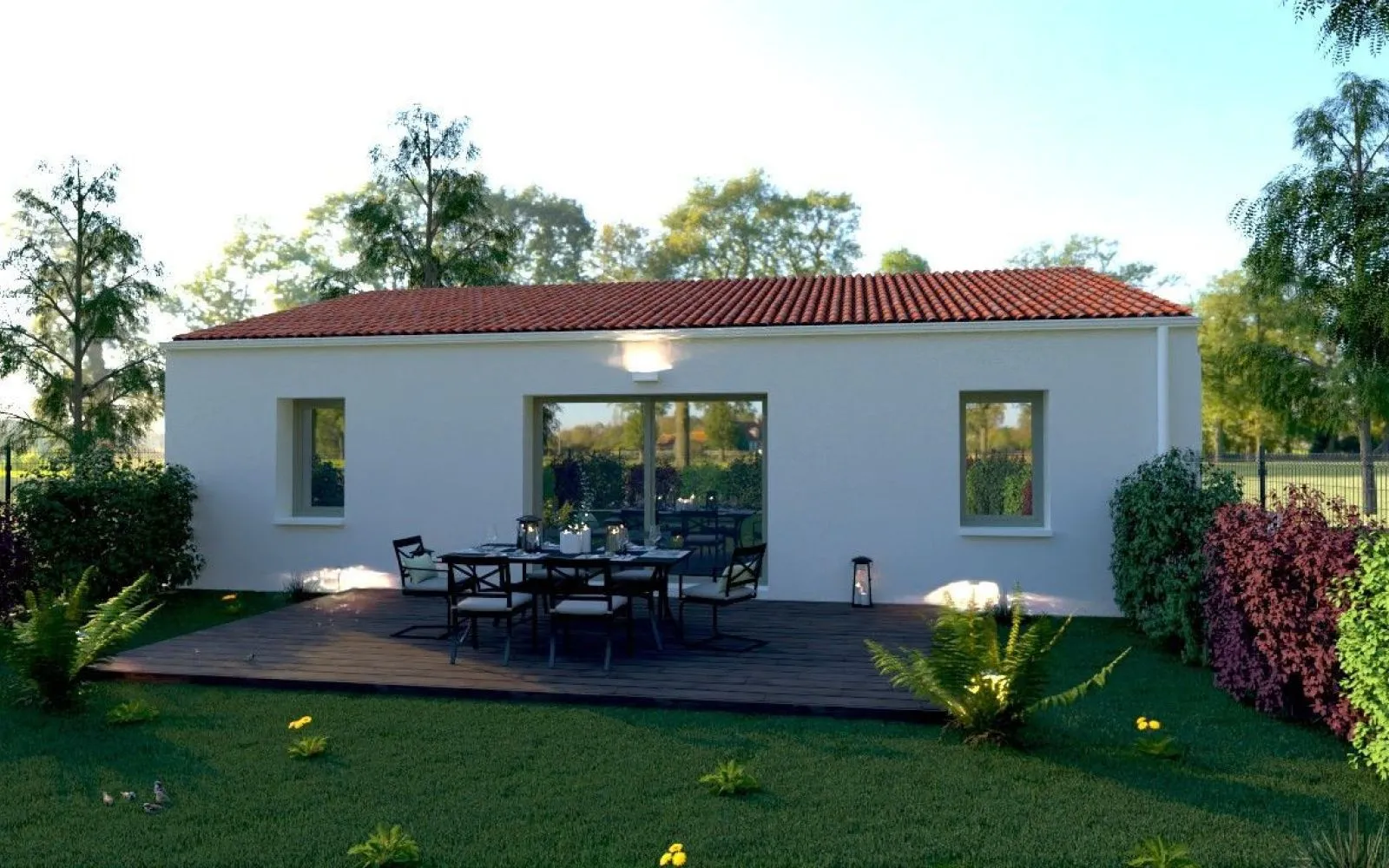 Projet de construction d'une maison 80.73 m² avec terrain à FRANCOIS (79) à François — photo 2