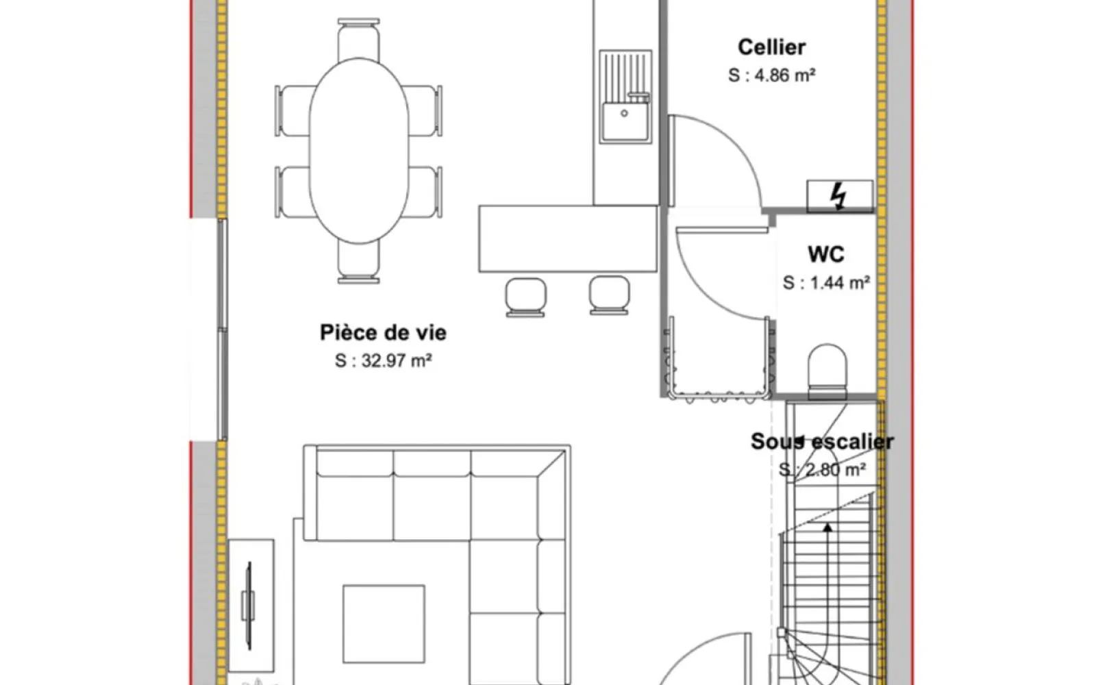 Projet de construction d'une maison 80.22 m² avec terrain à FRANCOIS (79) à François — photo 6