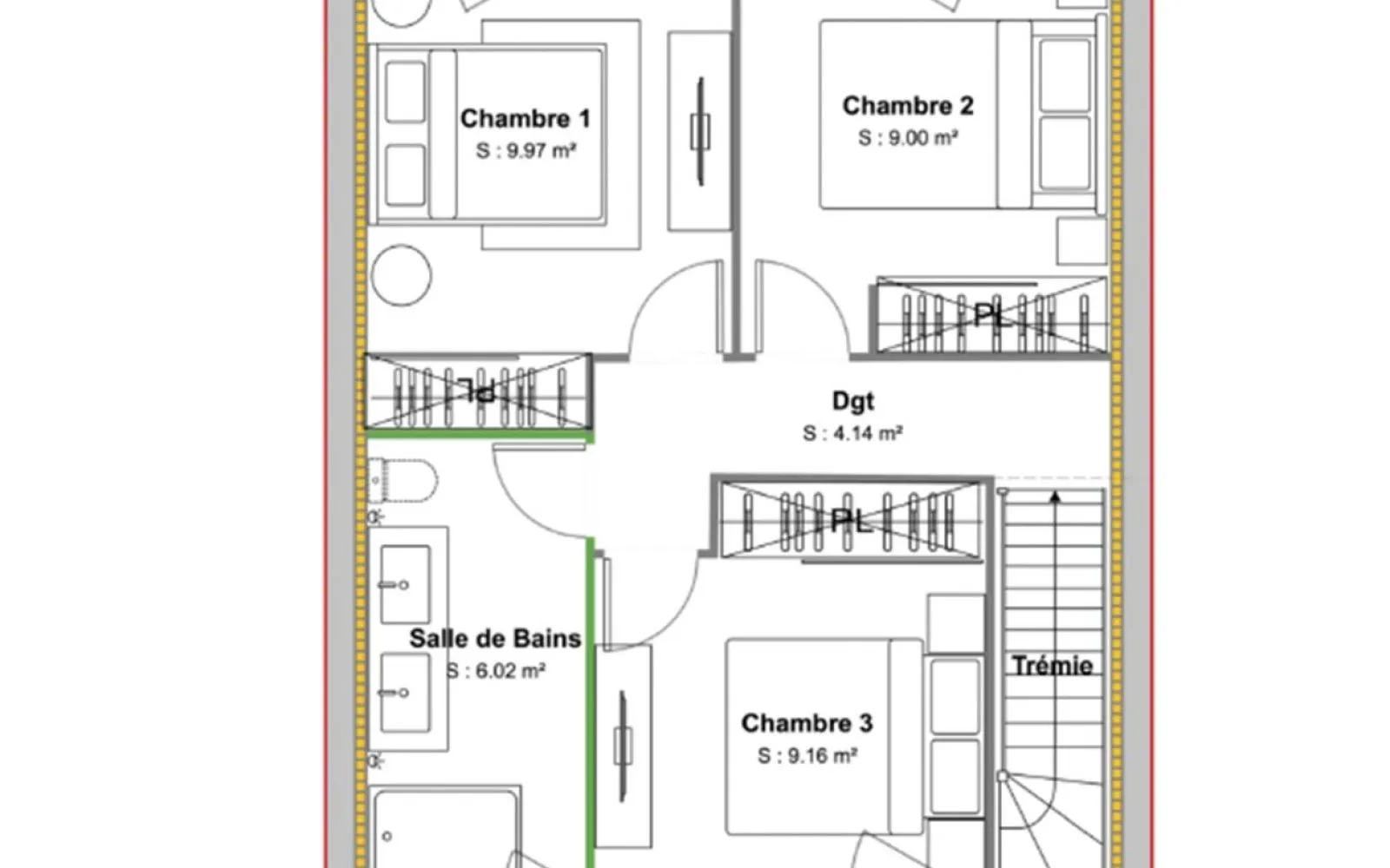 Projet de construction d'une maison 80.22 m² avec terrain à FRANCOIS (79) à François — photo 7