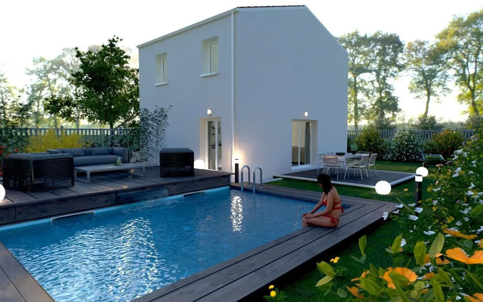 Projet de construction d'une maison 80.22 m² avec terrain à FRANCOIS (79) à François — photo 2