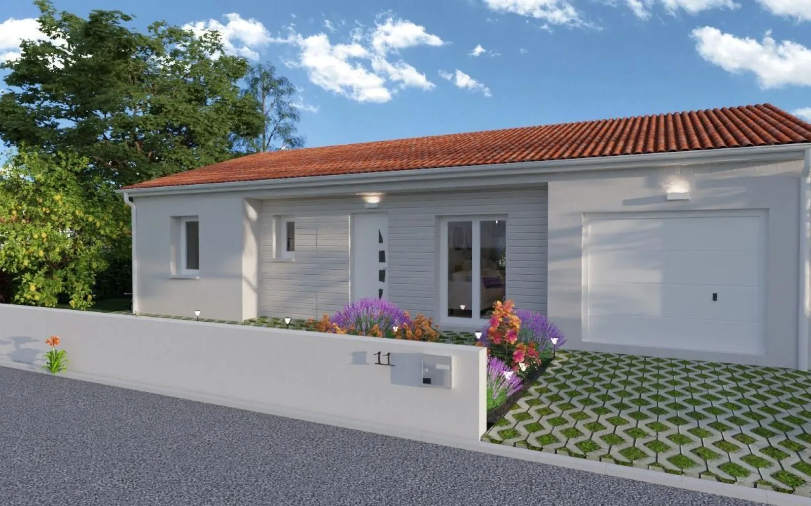 Projet de construction d'une maison 86.95 m² avec terrain à FRANCOIS (79) à François — photo 1