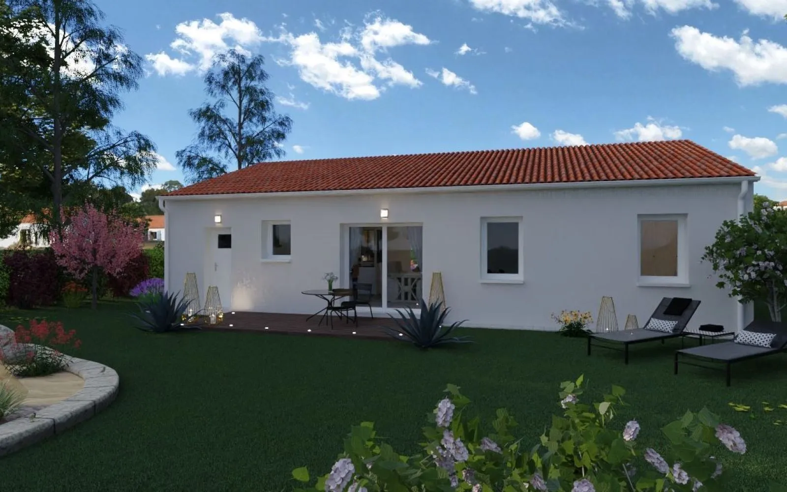Projet de construction d'une maison 86.95 m² avec terrain à FRANCOIS (79) à François — photo 2
