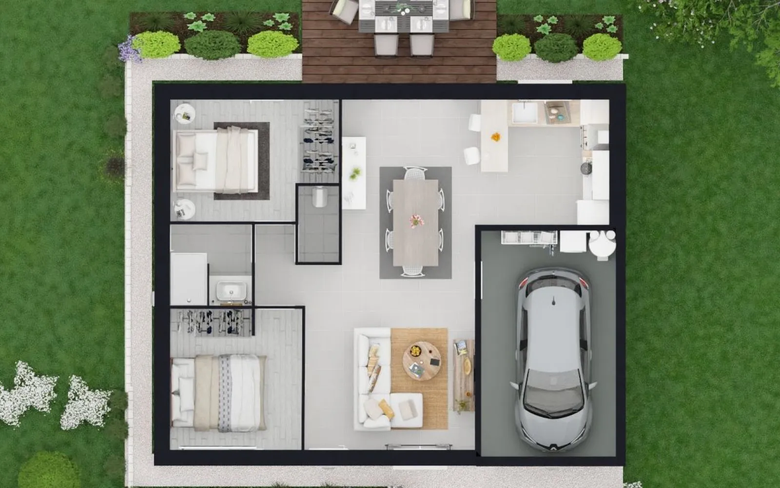 Projet de construction d'une maison 59.66 m² avec terrain à FRANCOIS (79) à François — photo 5